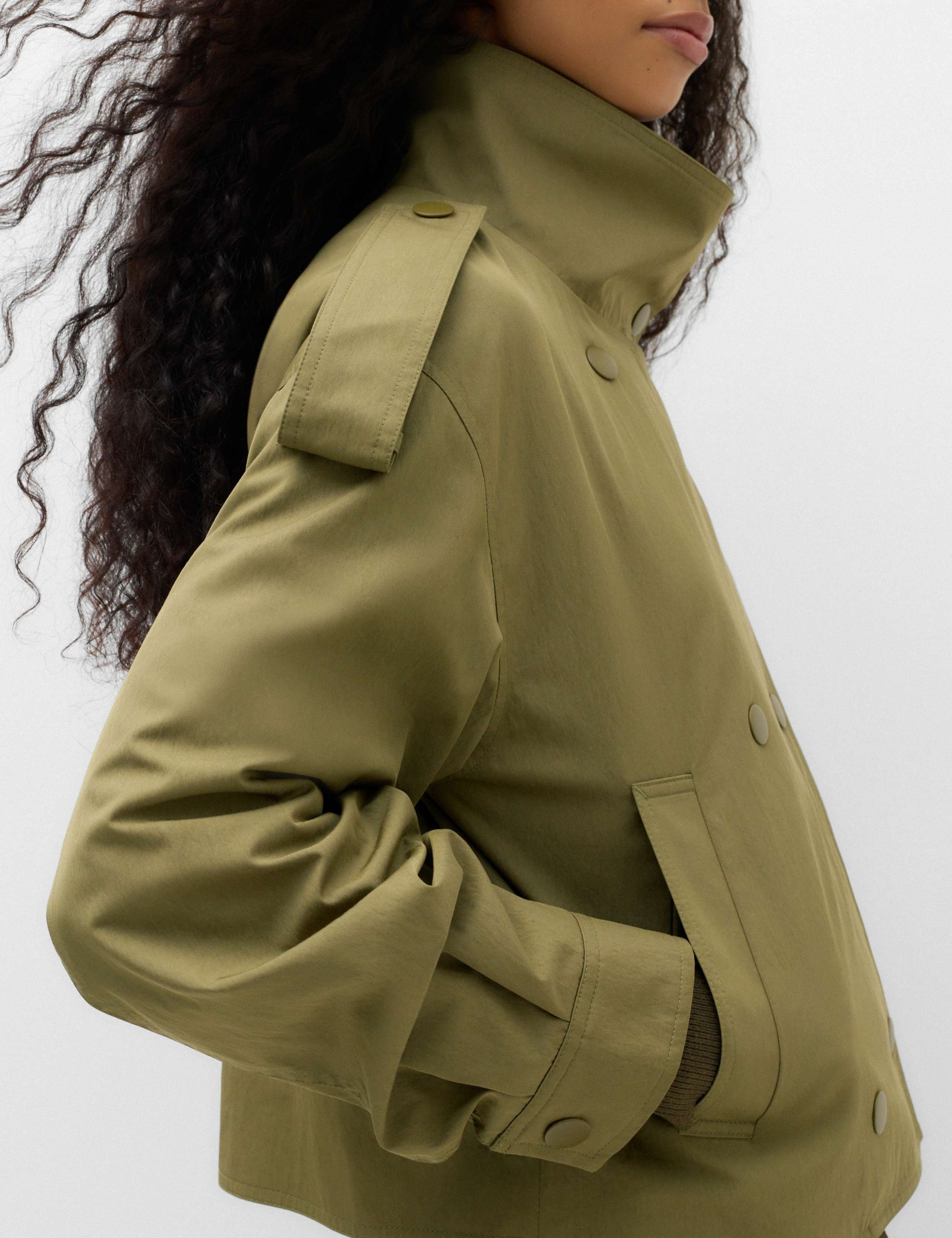 Cotton Rich Double Breasted Utility Jacket 4 of 7