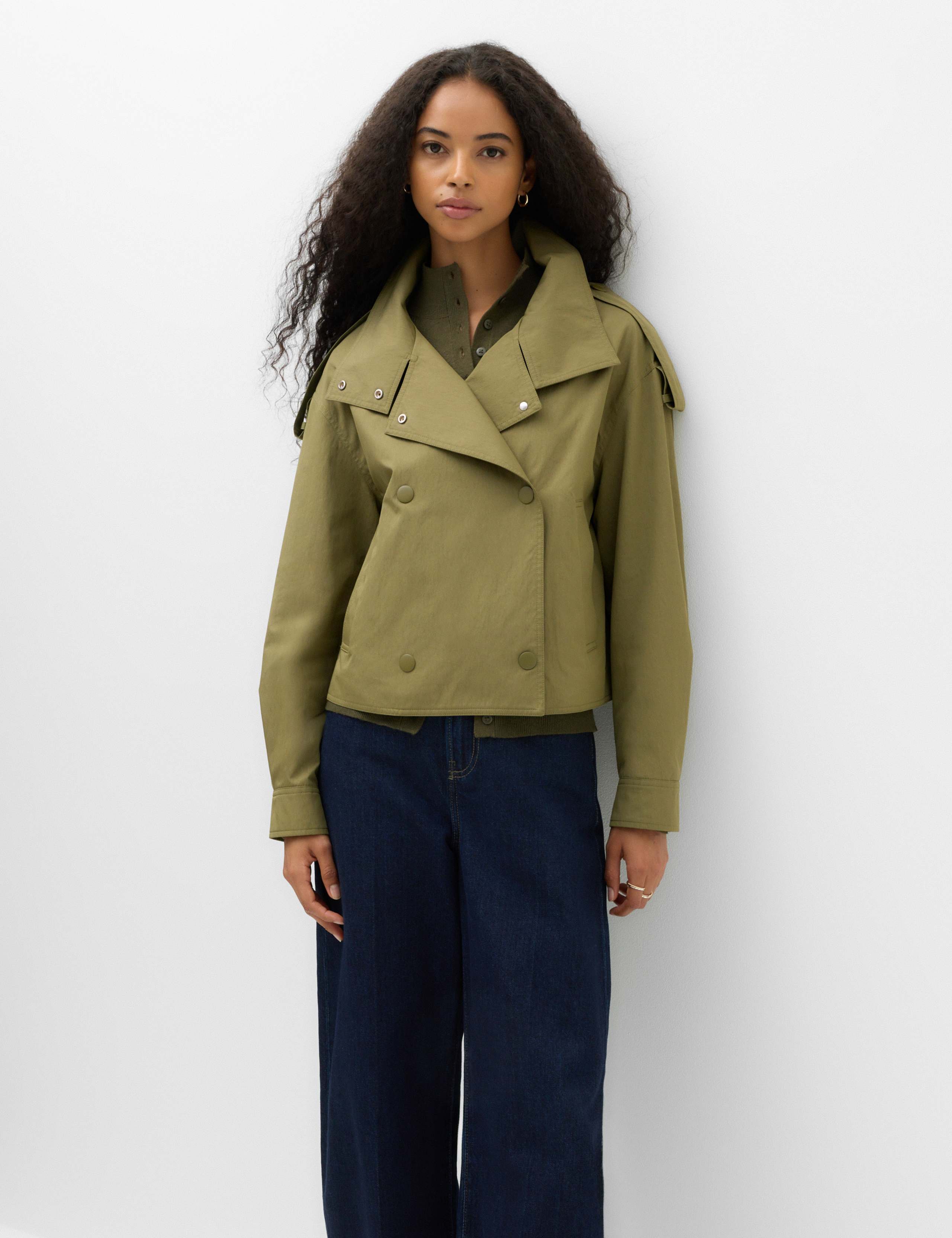 Cotton Rich Double Breasted Utility Jacket 7 of 7