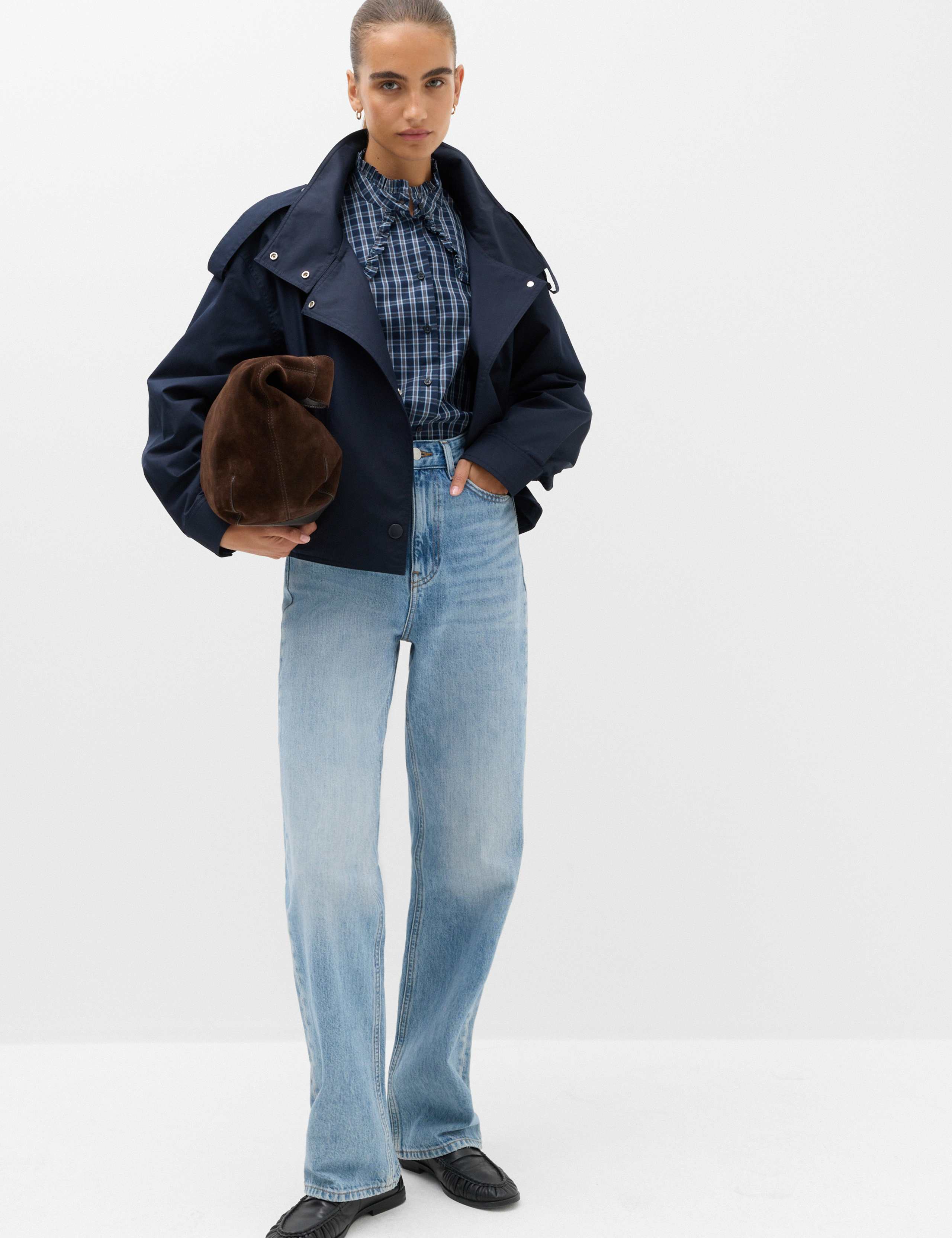 Cotton Rich Double Breasted Utility Jacket 3 of 6