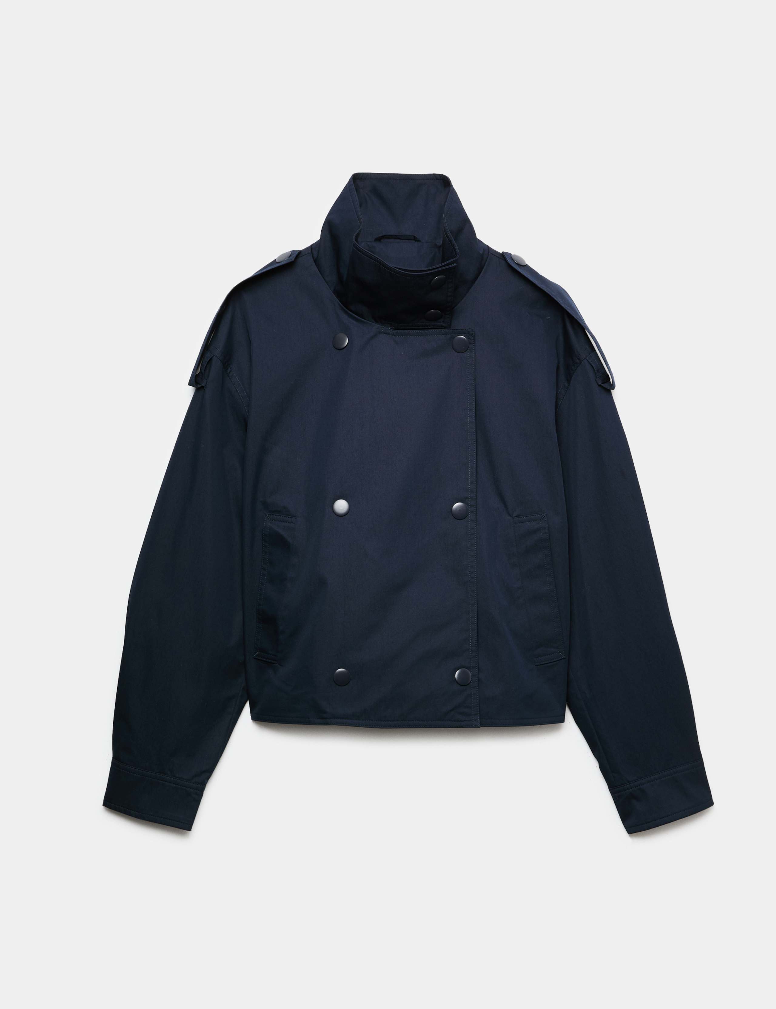 Cotton Rich Double Breasted Utility Jacket 2 of 6