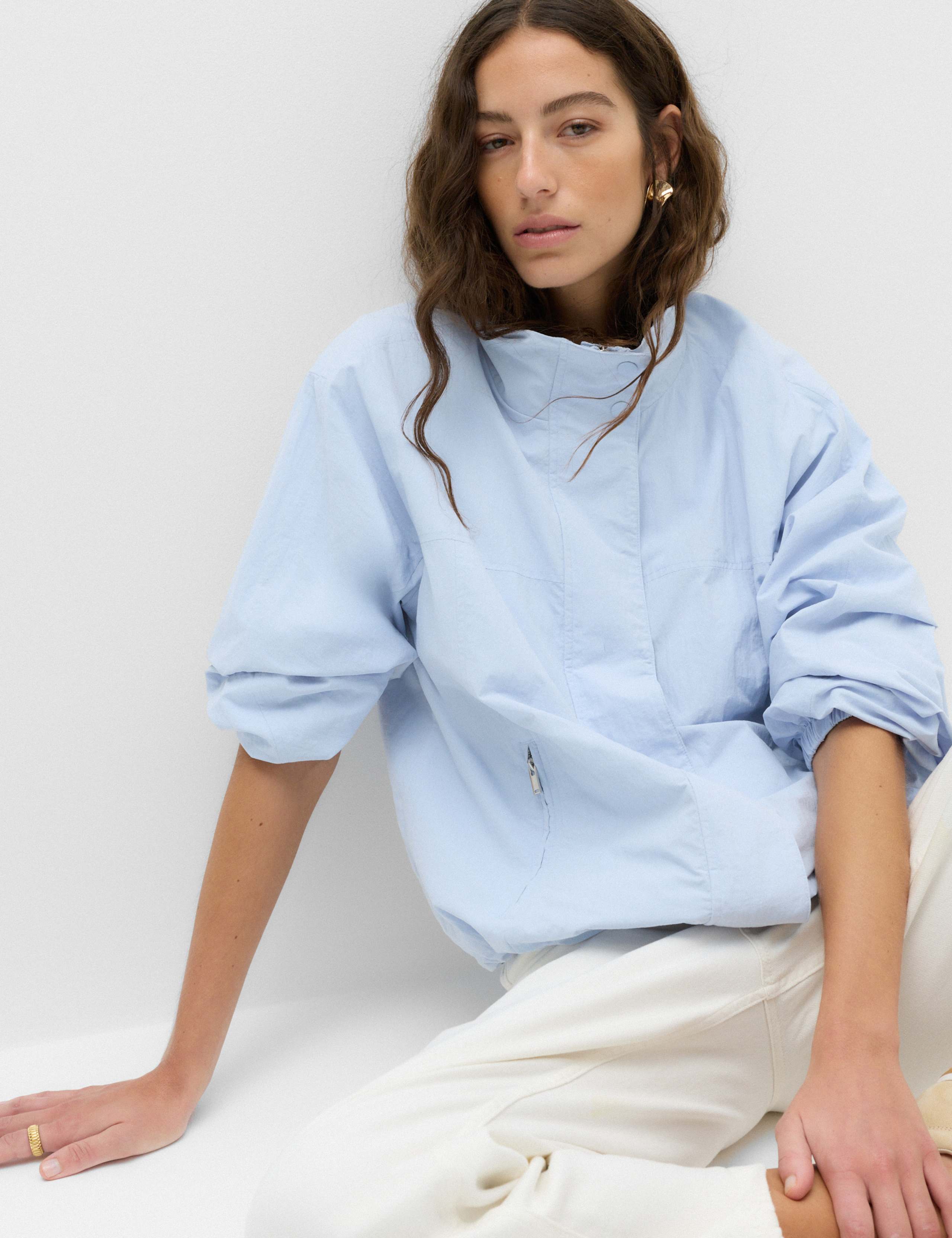 Lightweight Funnel Neck Jacket 1 of 5