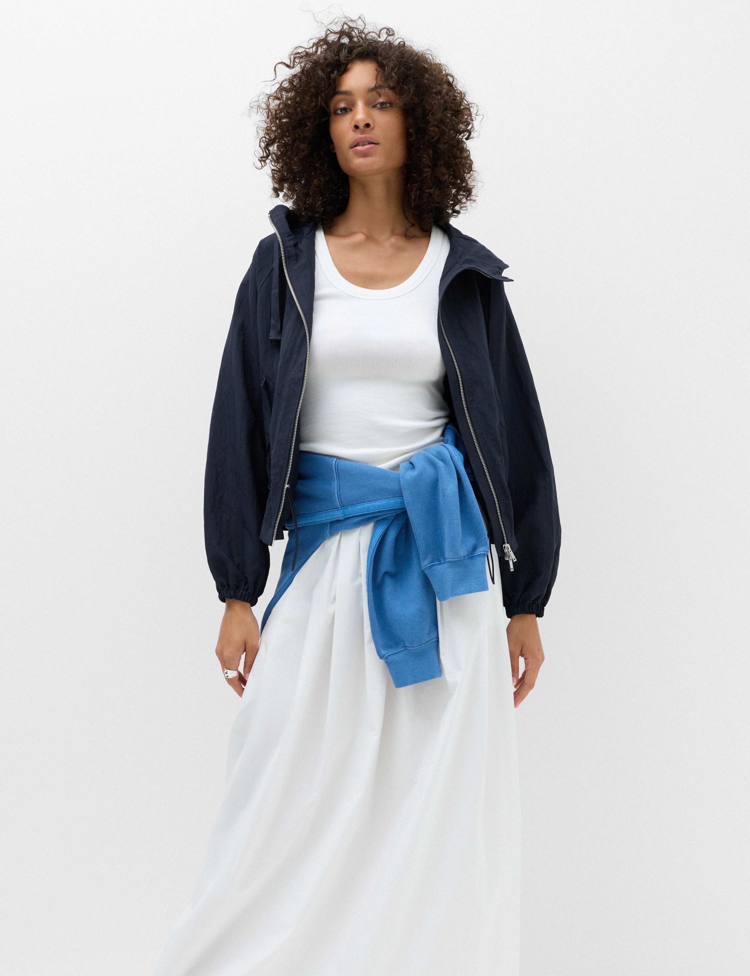 Peplum Parka Jacket 3 of 6