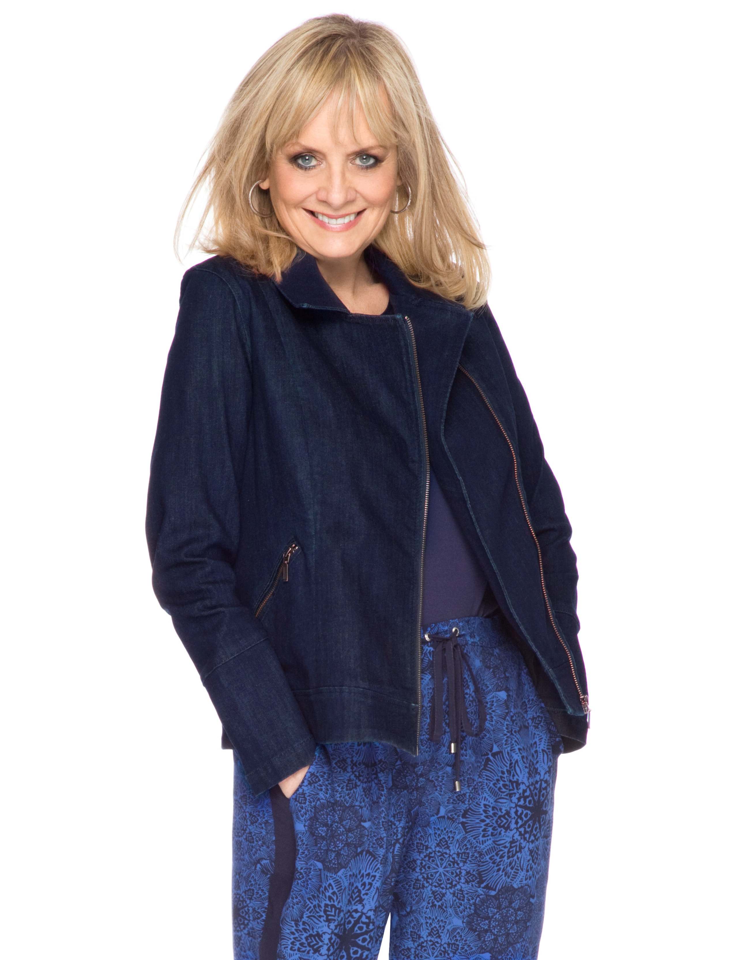 Denim Biker Jacket 1 of 4
