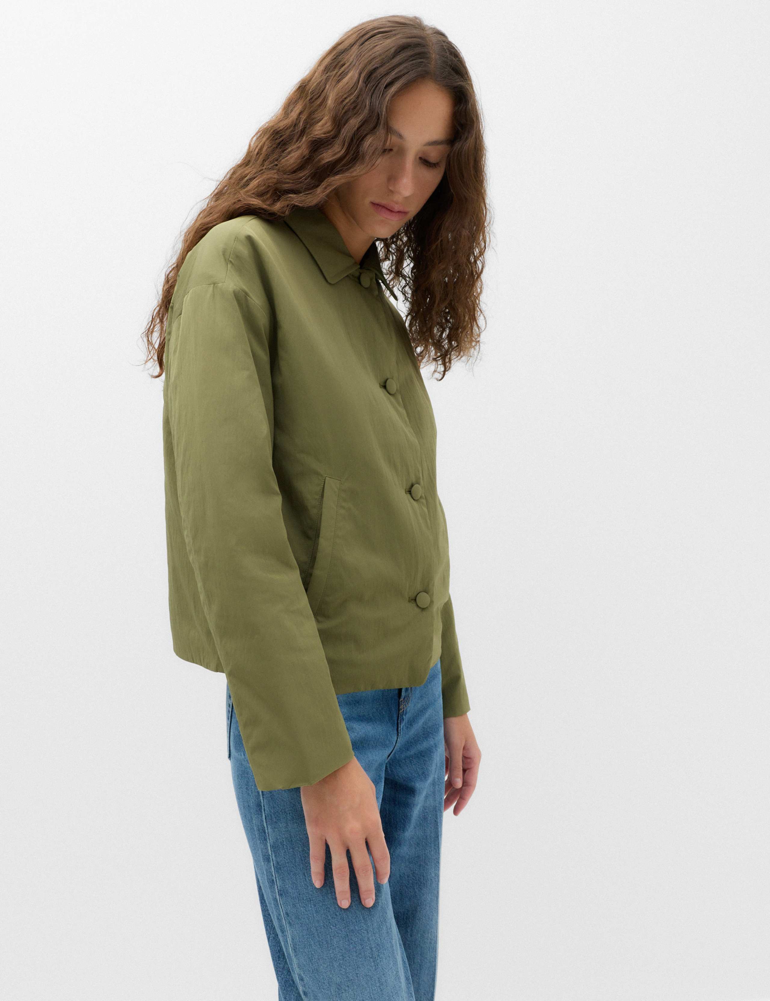 Padded Collared Short Jacket 3 of 6