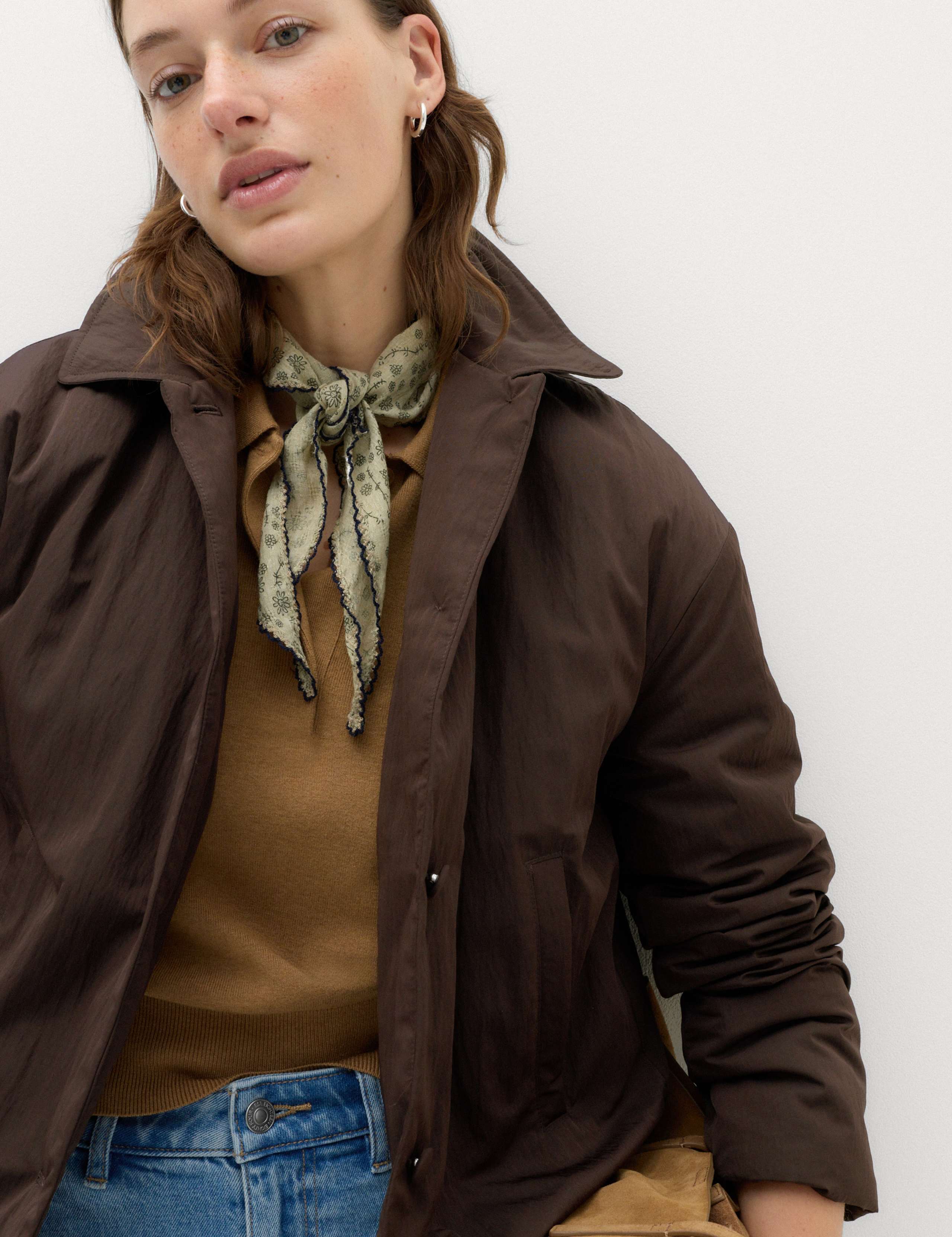 Padded Collared Short Jacket 1 of 6