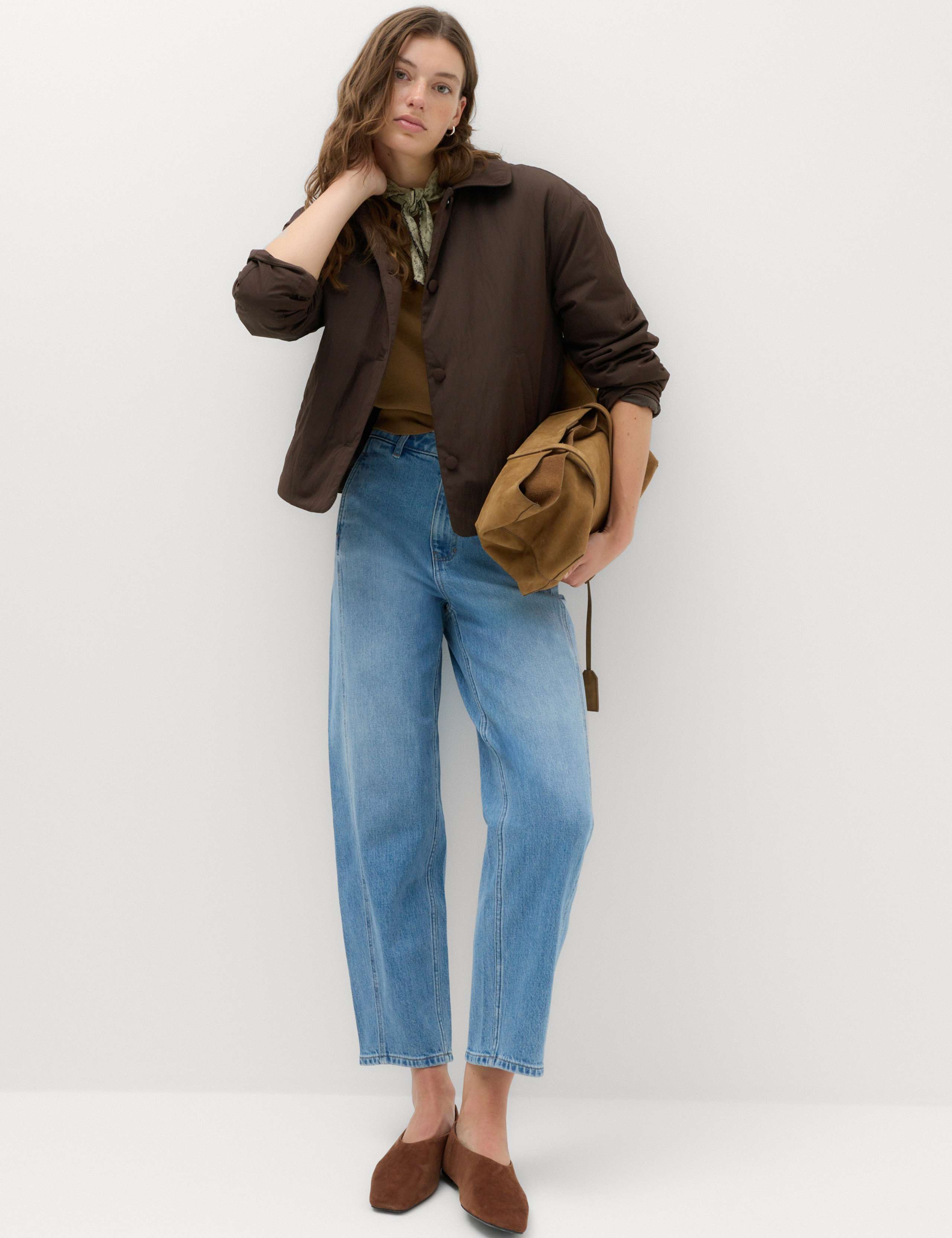 Padded Collared Short Jacket 3 of 6