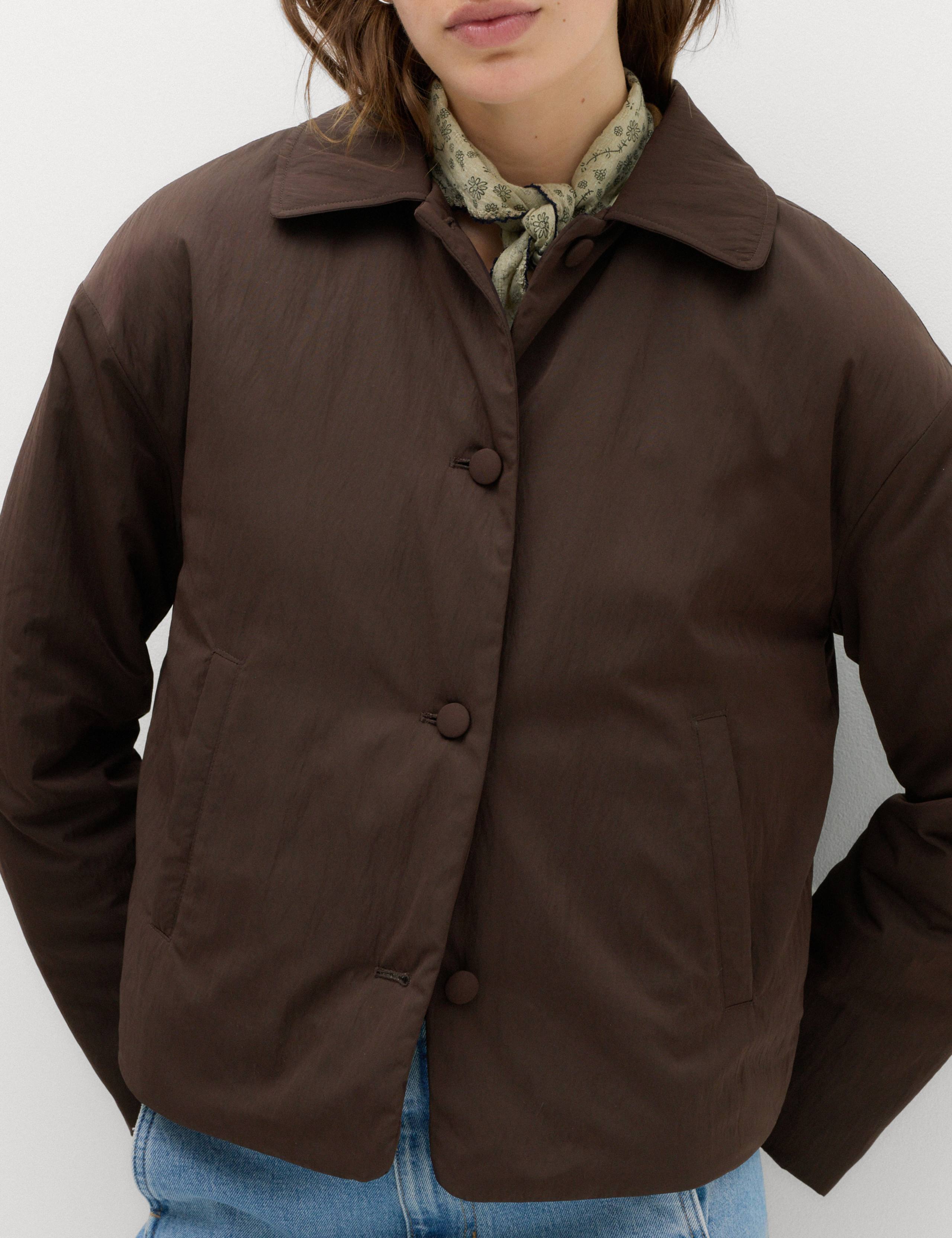 Padded Collared Short Jacket 6 of 6