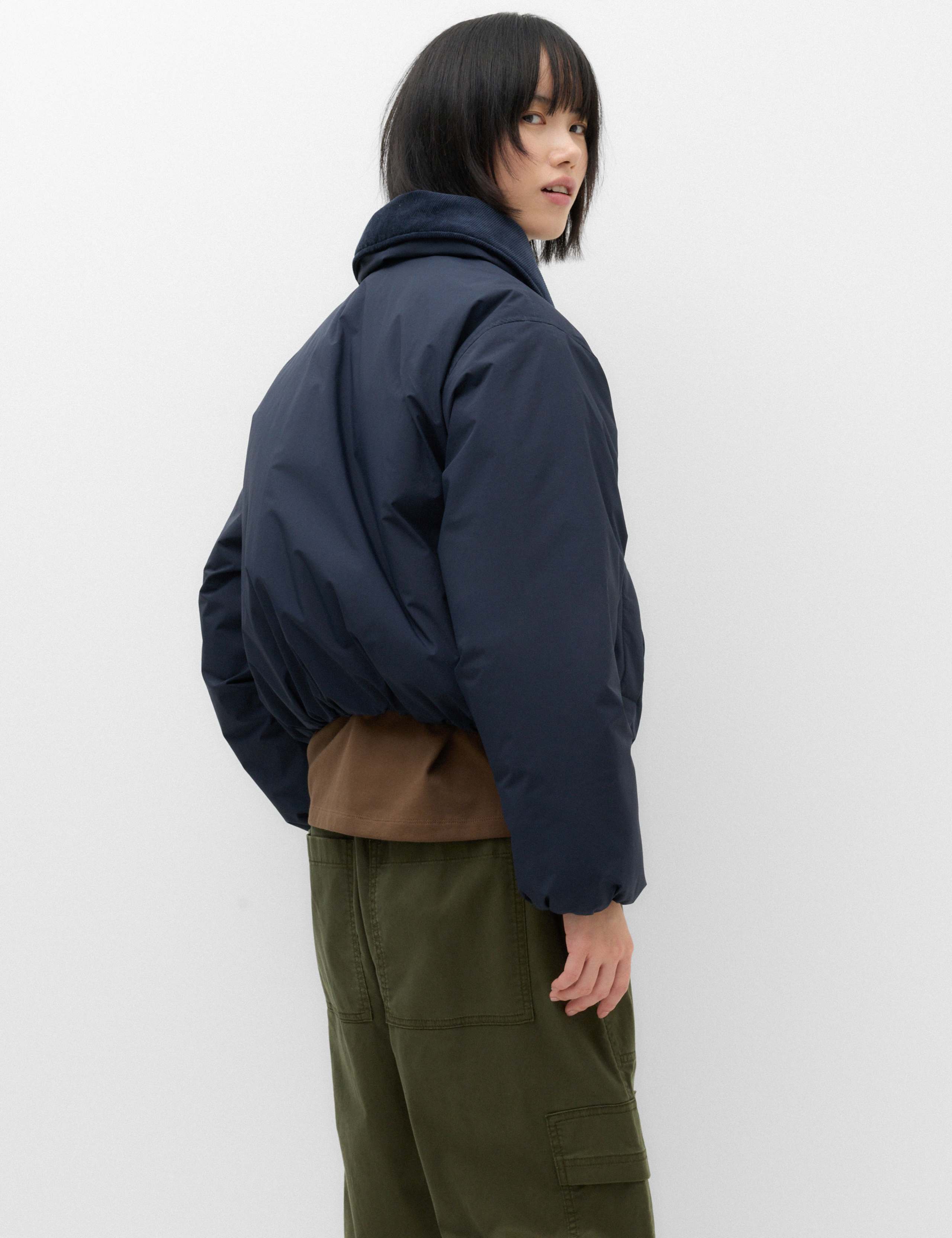 Thermowarmth™ Cord Collar Short Padded Jacket 4 of 7