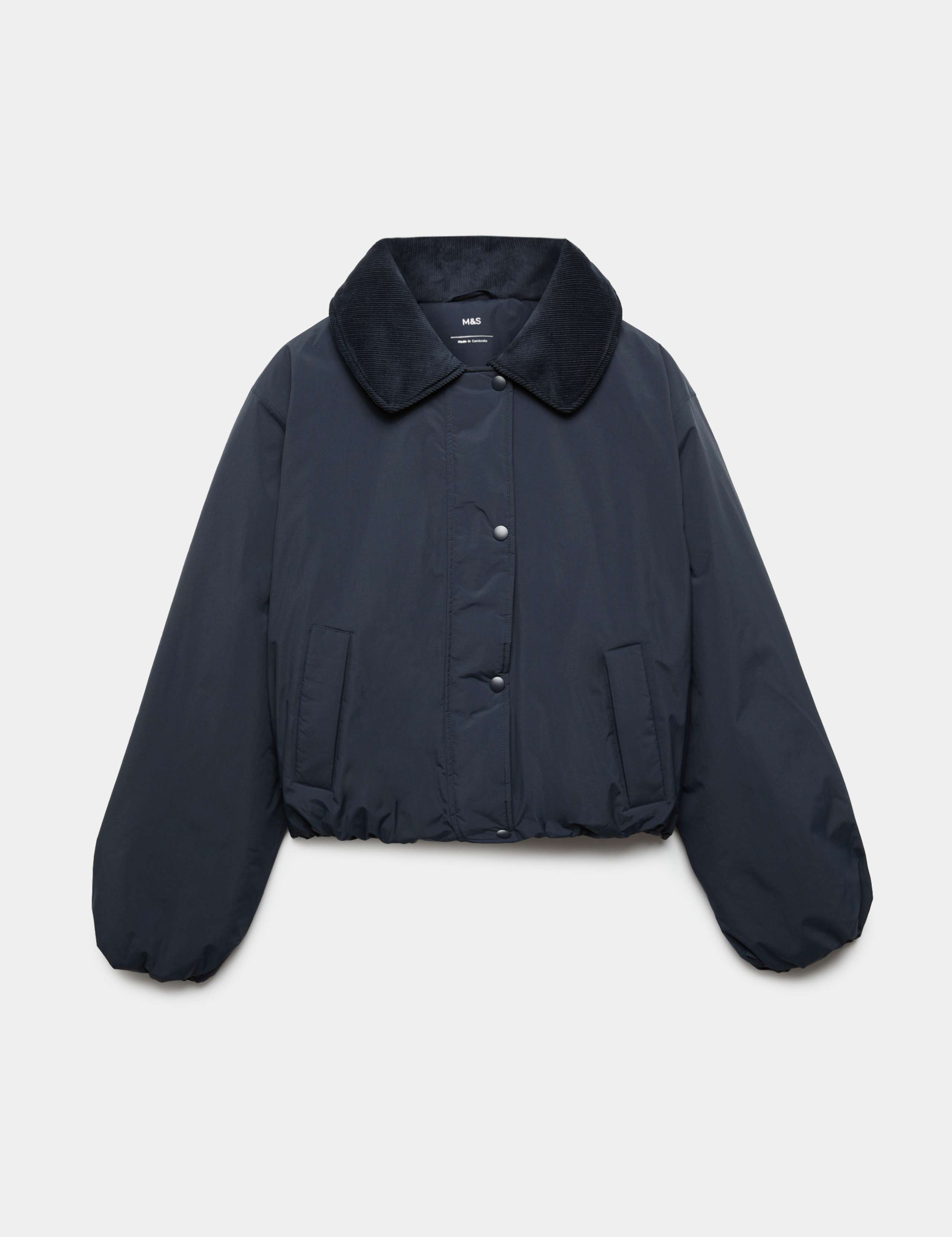 Thermowarmth™ Cord Collar Short Padded Jacket 2 of 7