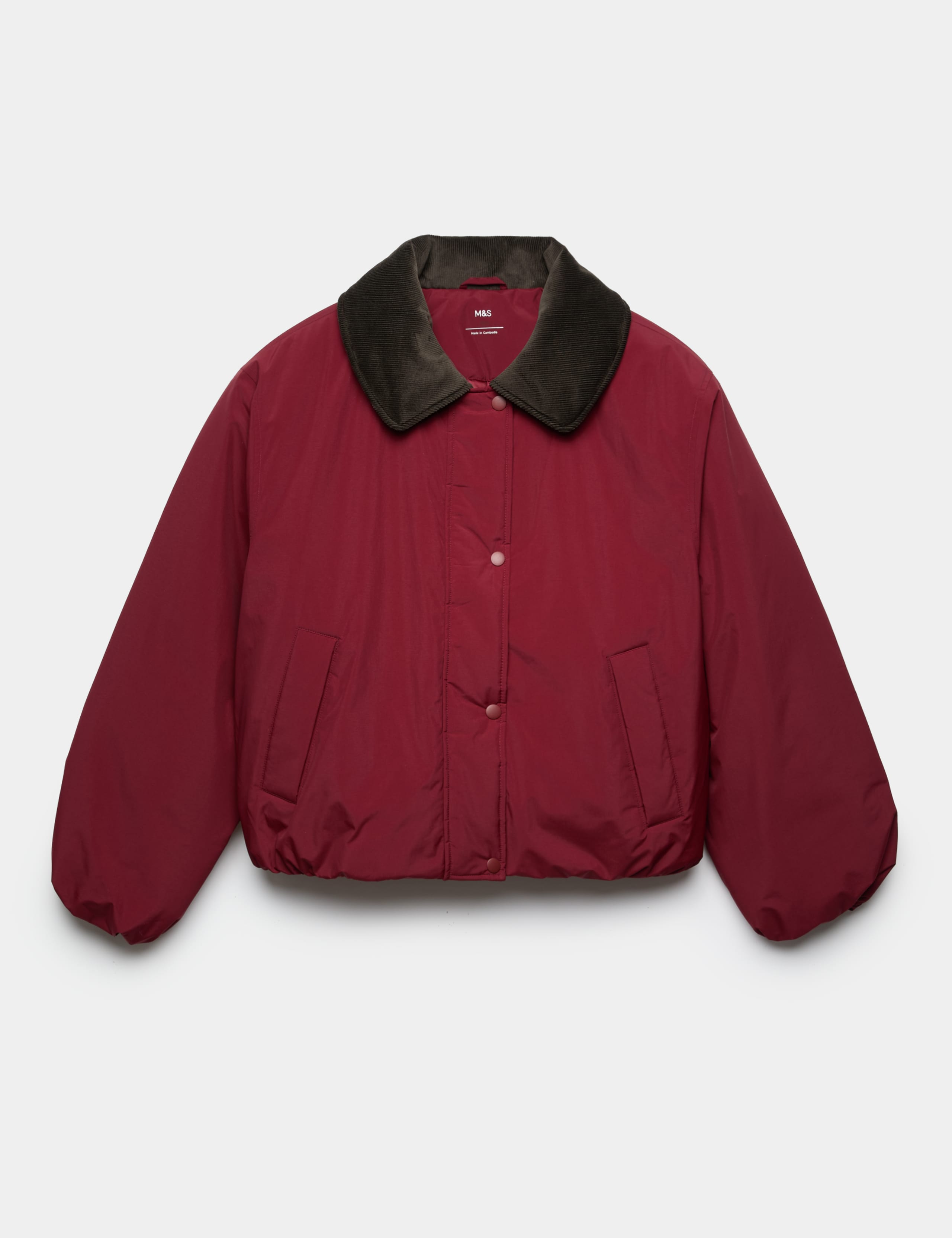 Thermowarmth™ Cord Collar Short Padded Jacket 2 of 7