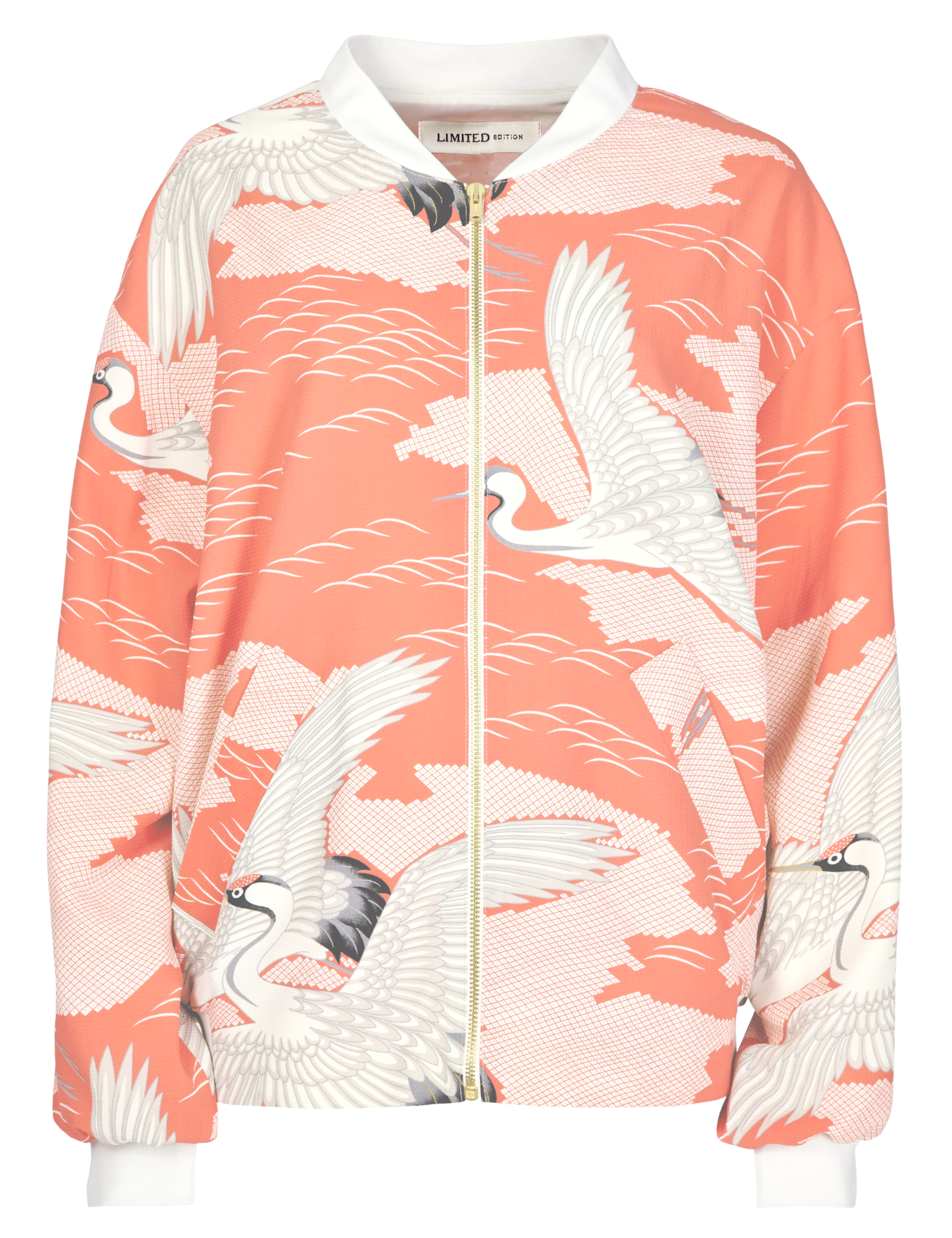 Stork Print Bomber Jacket 2 of 6