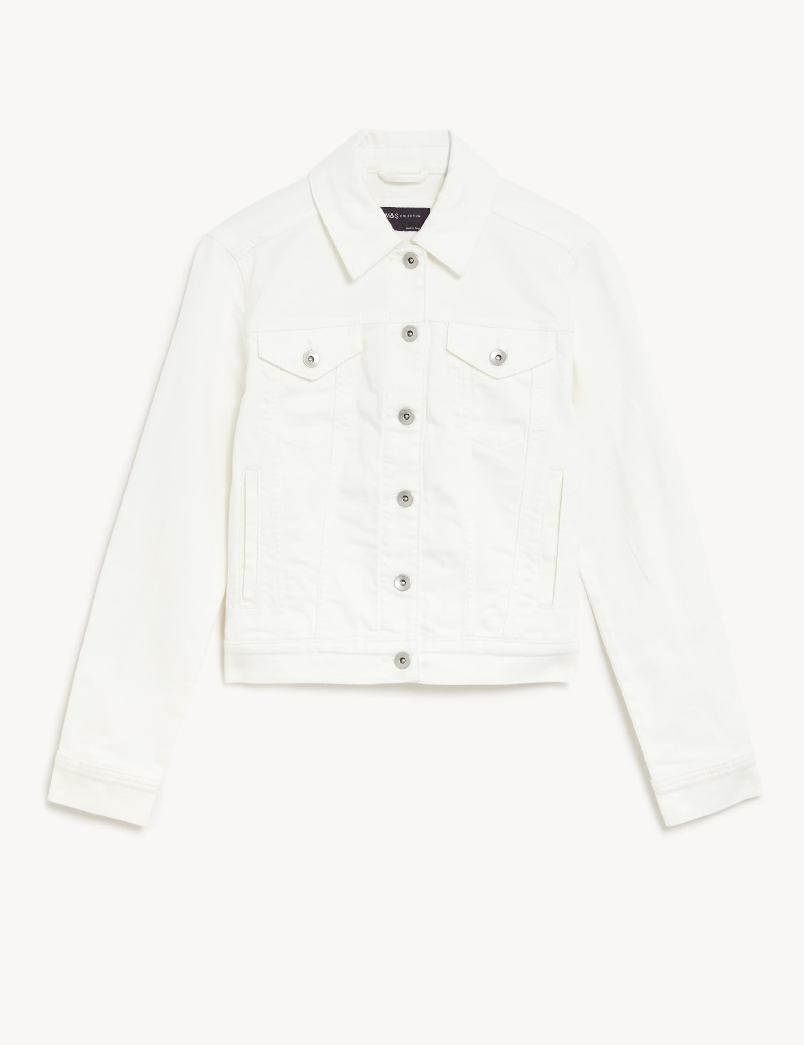 Cotton Rich Denim Jacket with Stretch 2 of 6