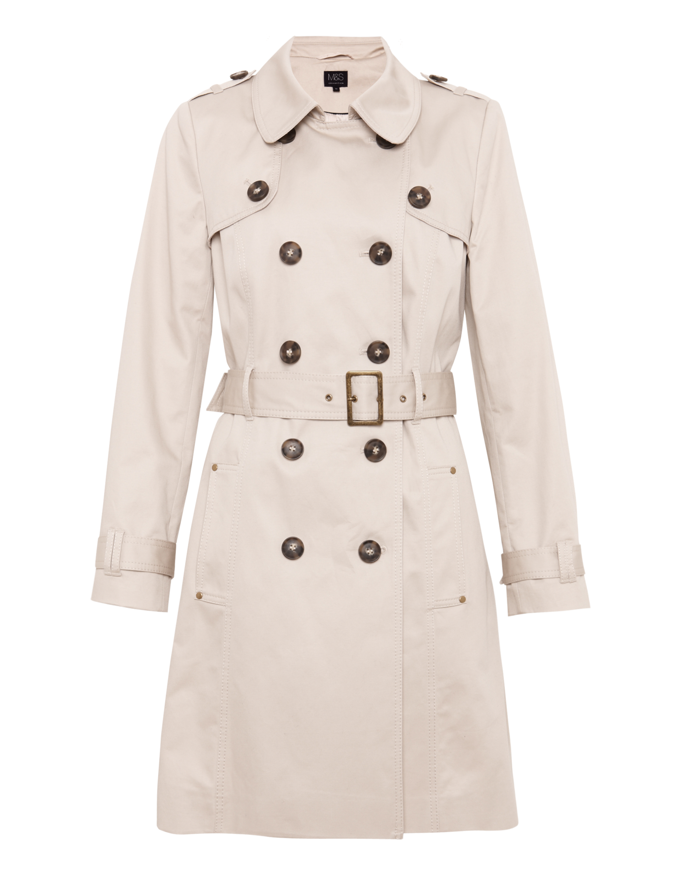 Pure Cotton Belted Trench Coat with Stormwear™ 2 of 6
