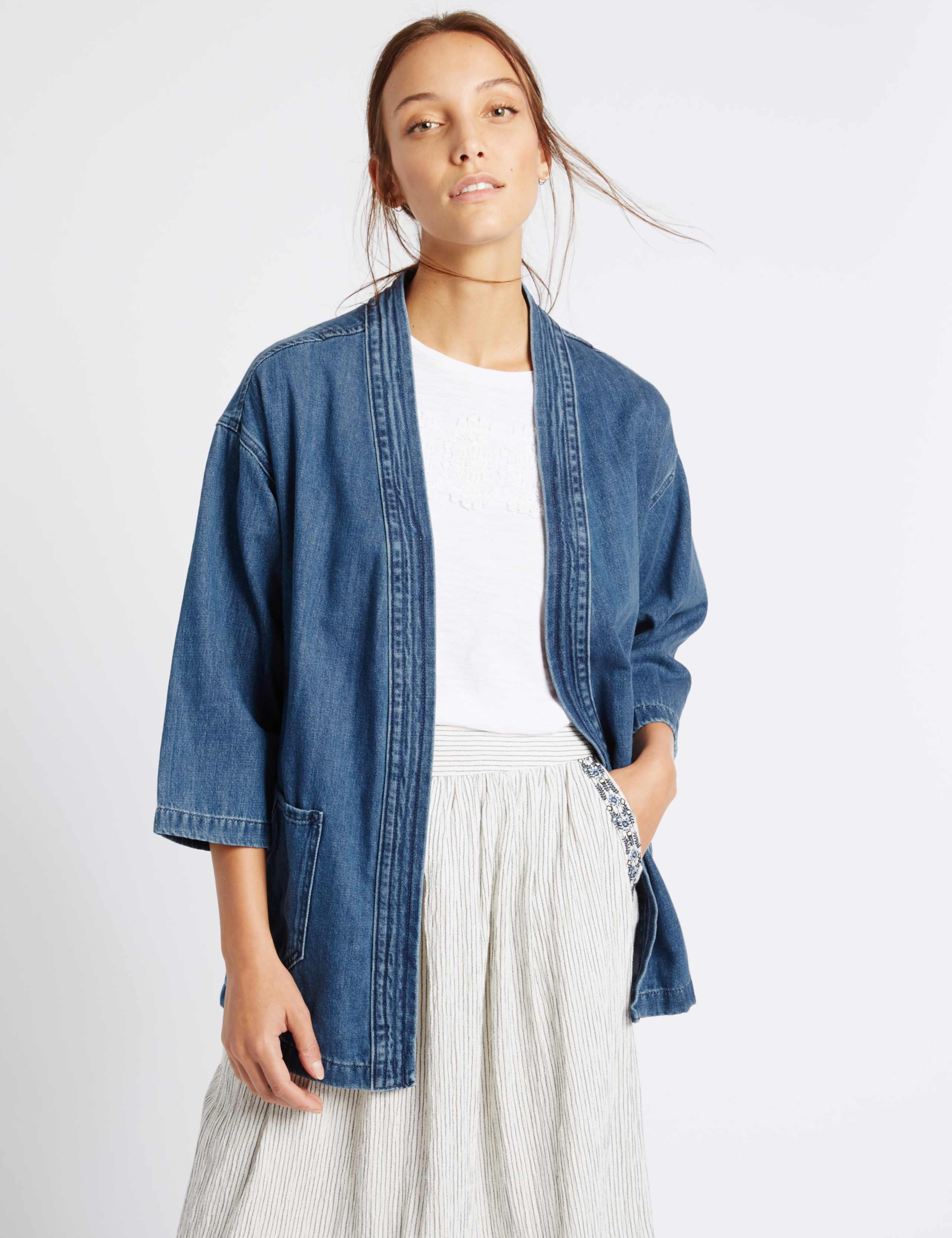 Denim Judo Jacket with Belt 1 of 4