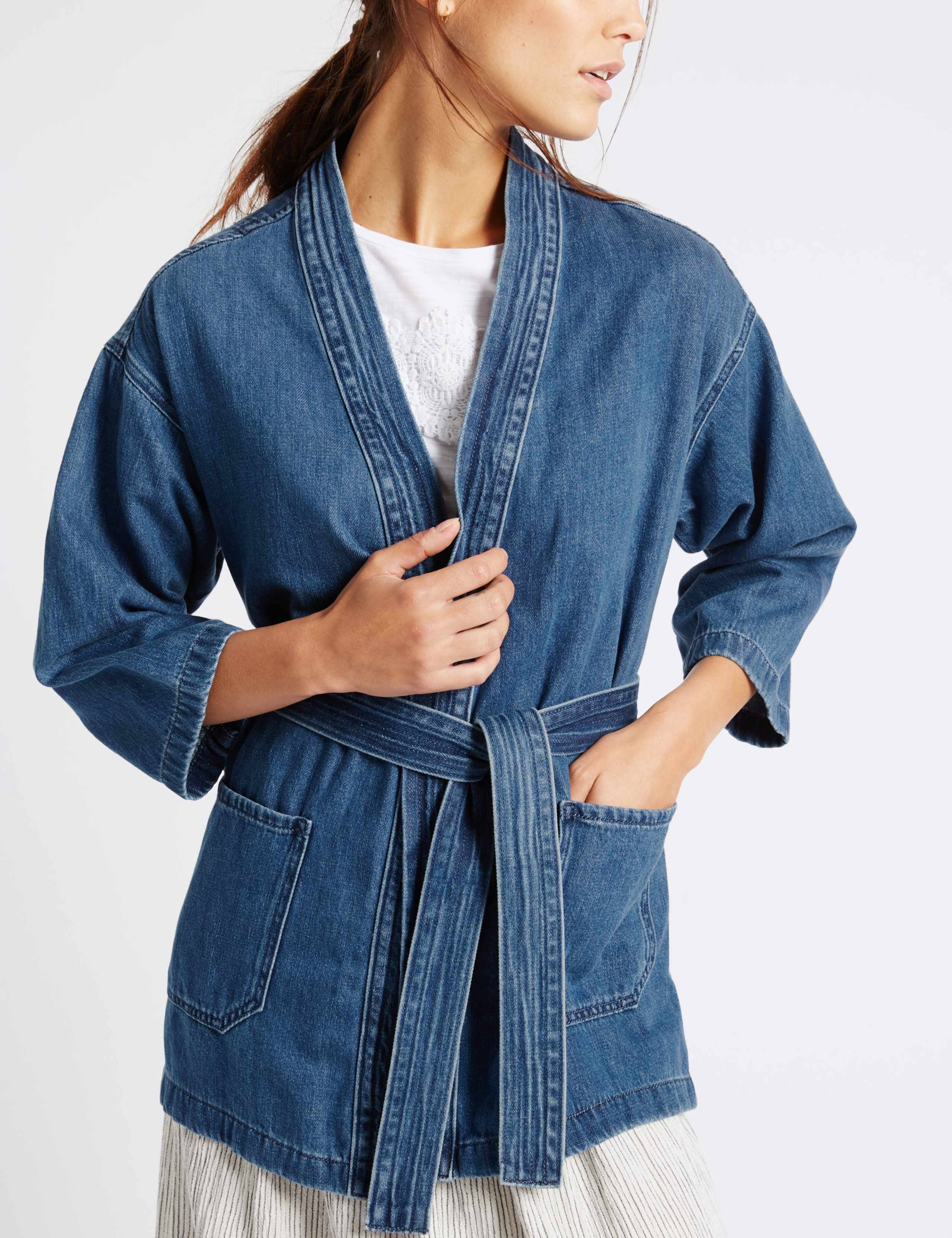 Denim Judo Jacket with Belt 3 of 4