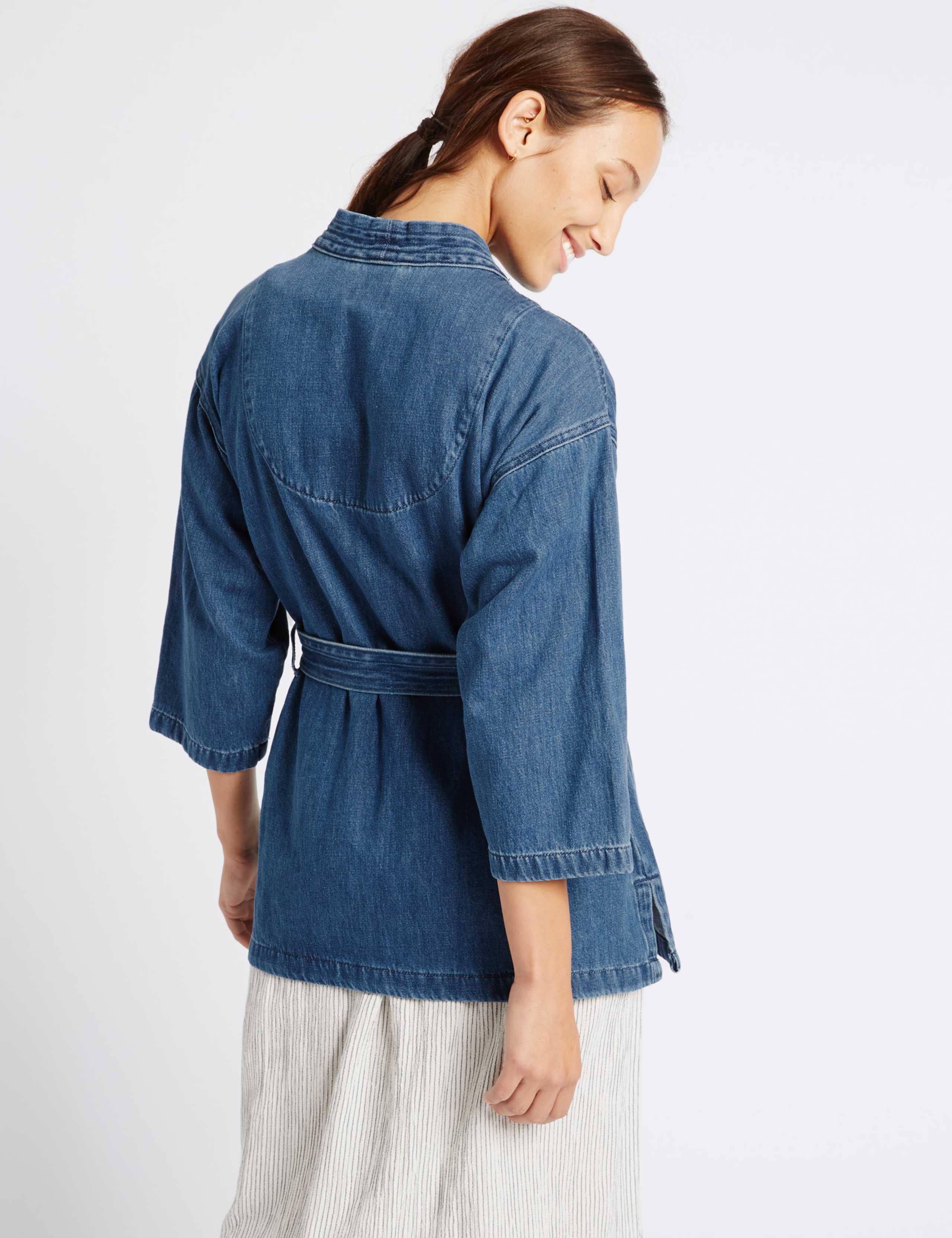 Denim Judo Jacket with Belt 4 of 4