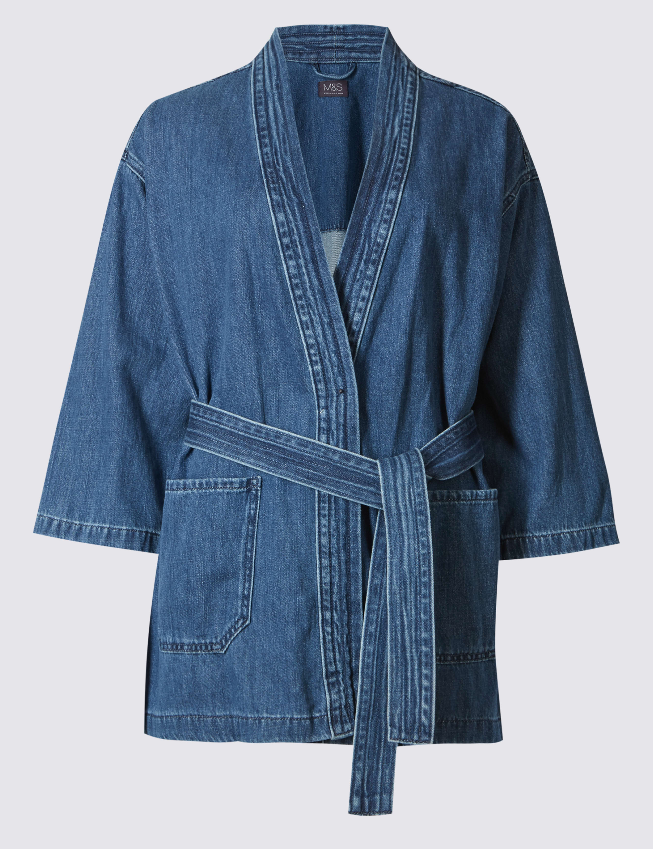 Denim Judo Jacket with Belt 2 of 4