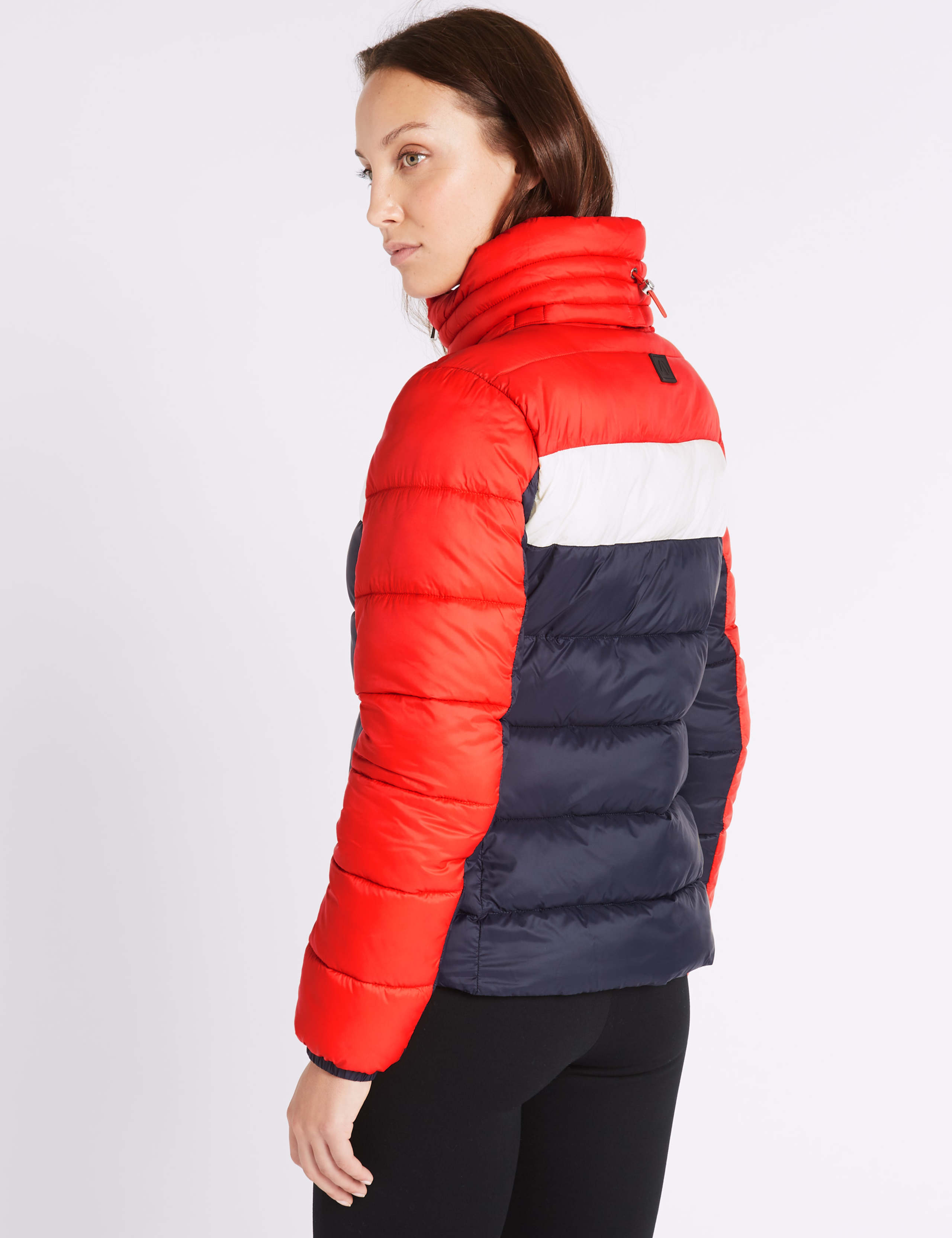 Colour Block Jacket with Concealed Hood 4 of 6