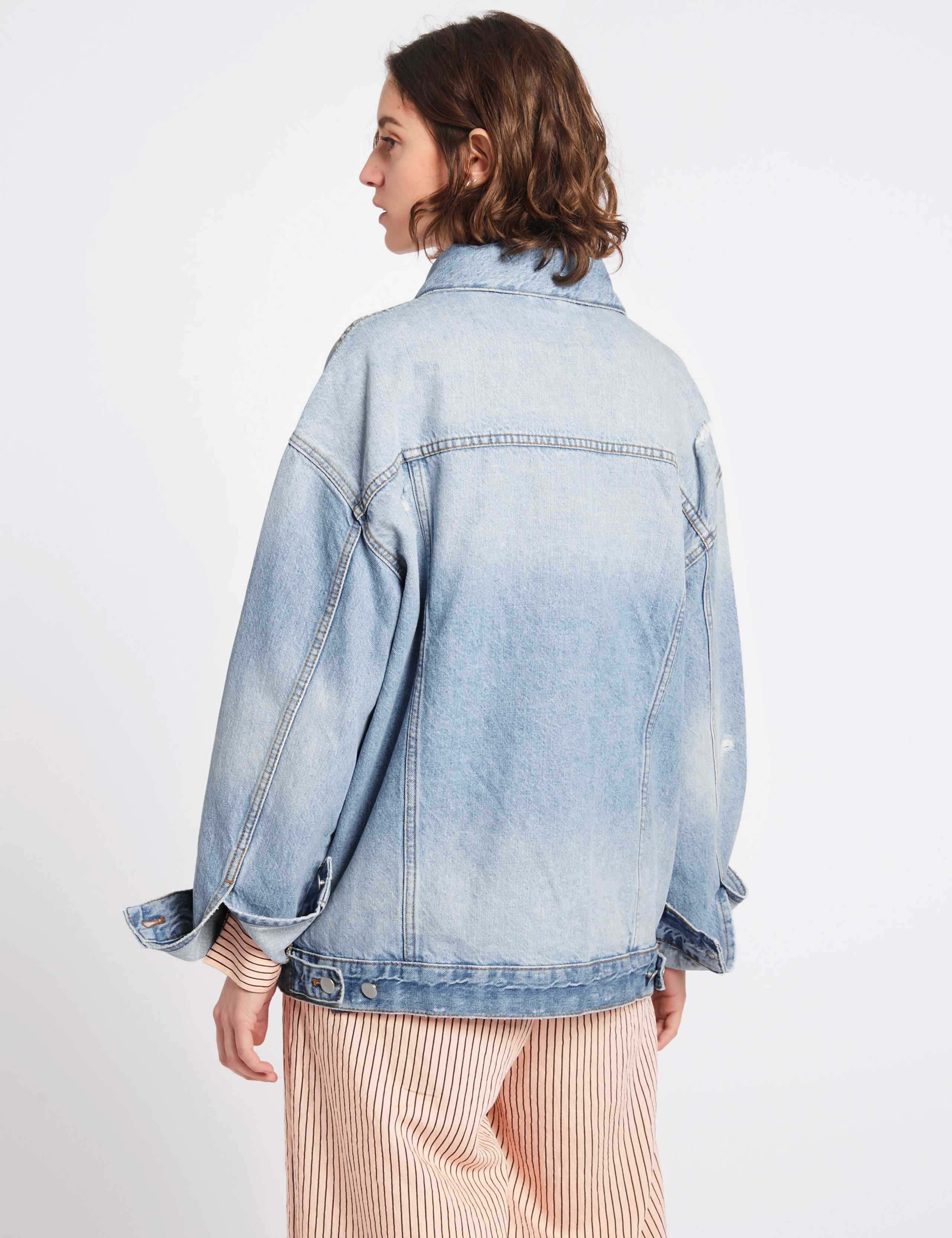 Oversized Denim Jacket 4 of 5