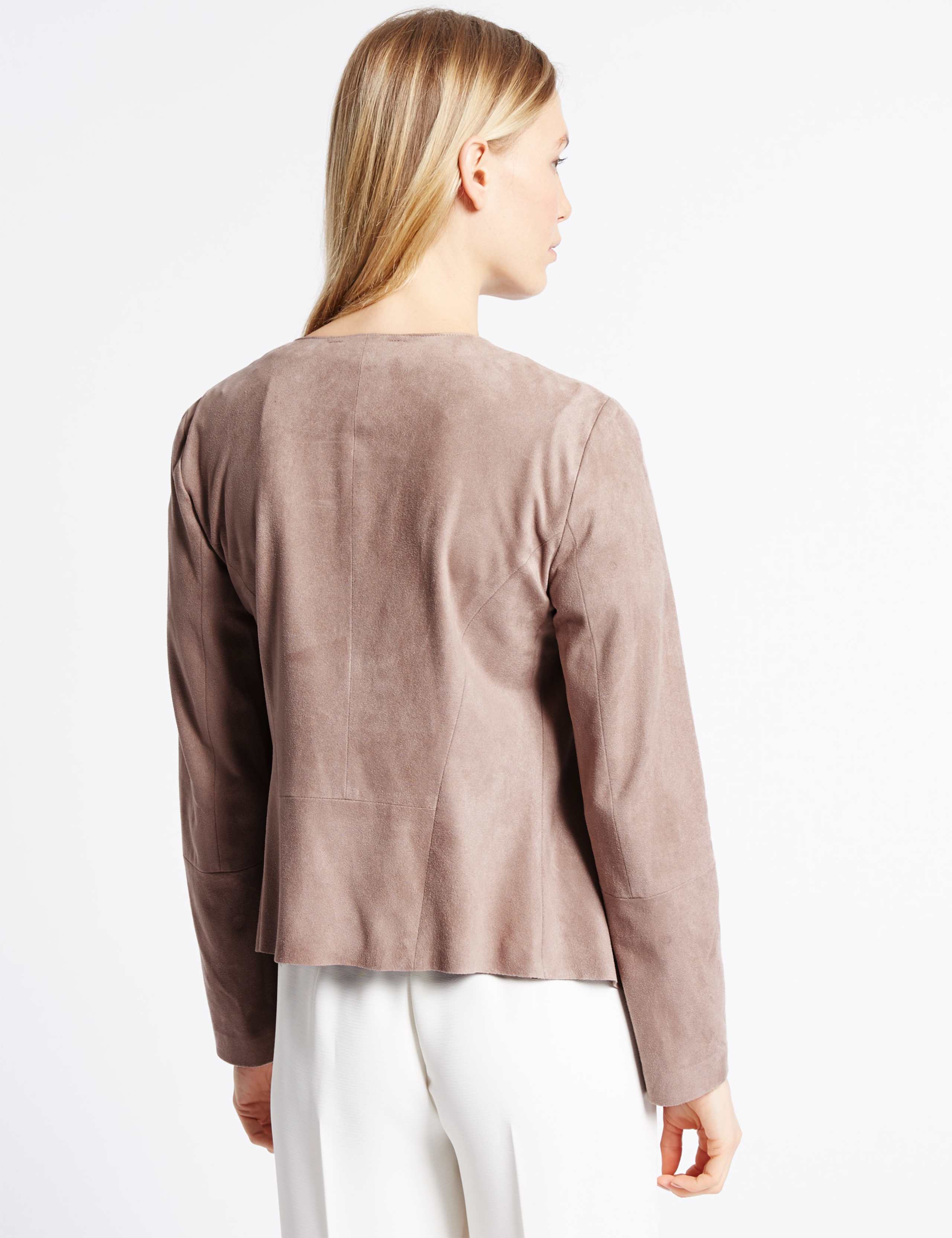 Suedette Waterfall Jacket 3 of 4