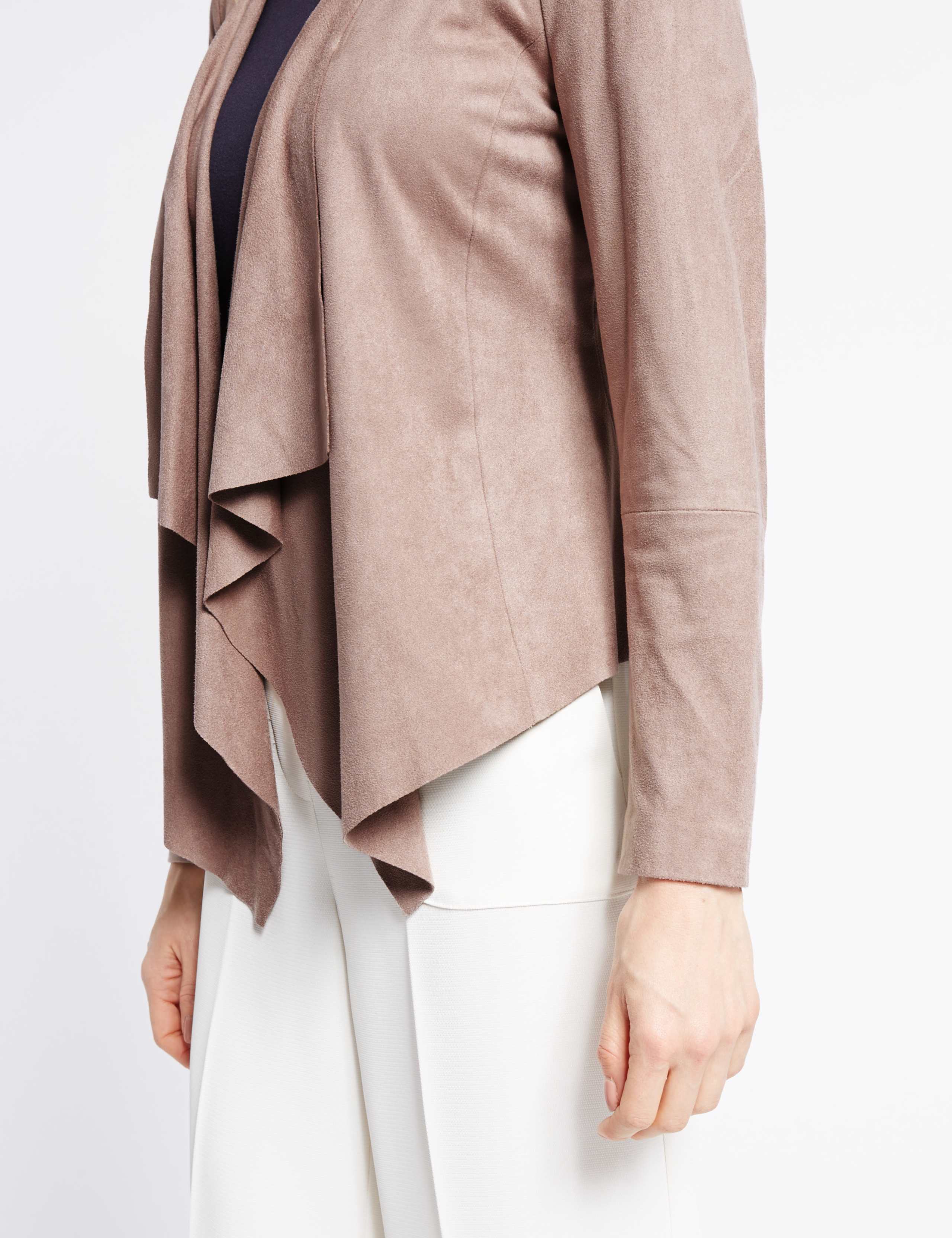 Suedette Waterfall Jacket 4 of 4