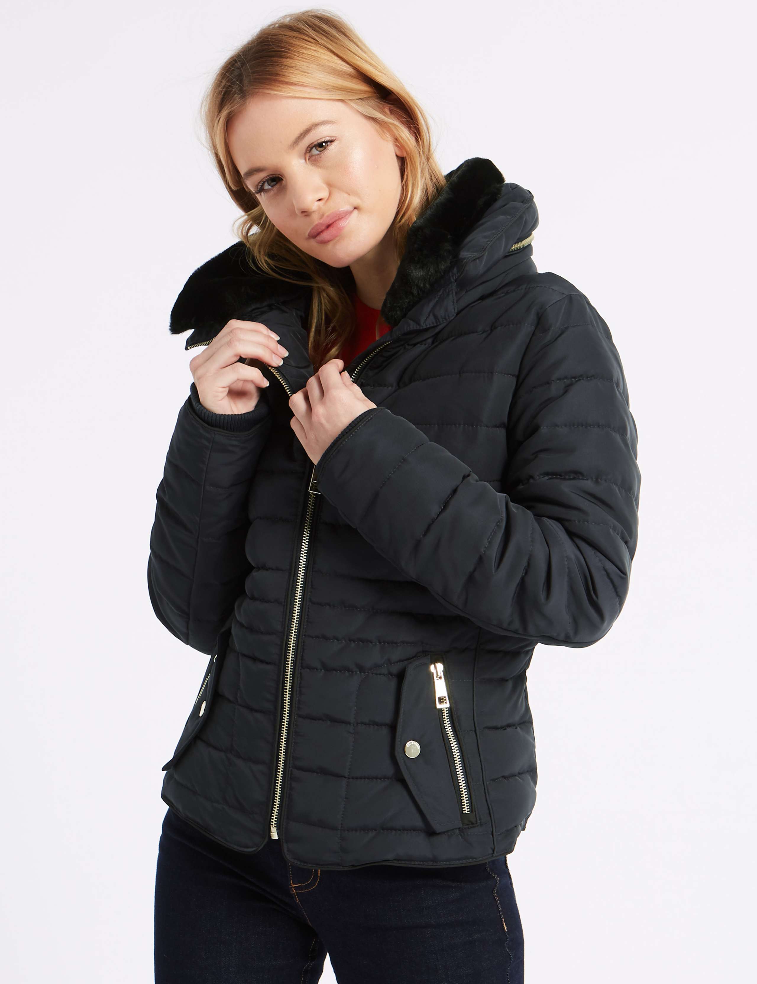 PETITE Padded Jacket with Stormwear™ 1 of 6