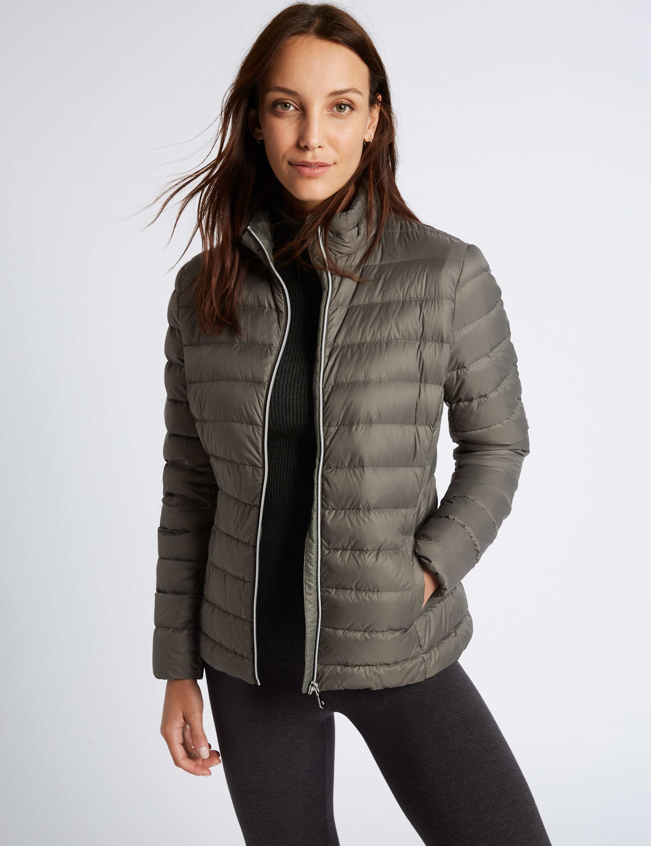 Lightweight Down & Feather Jacket 1 of 6