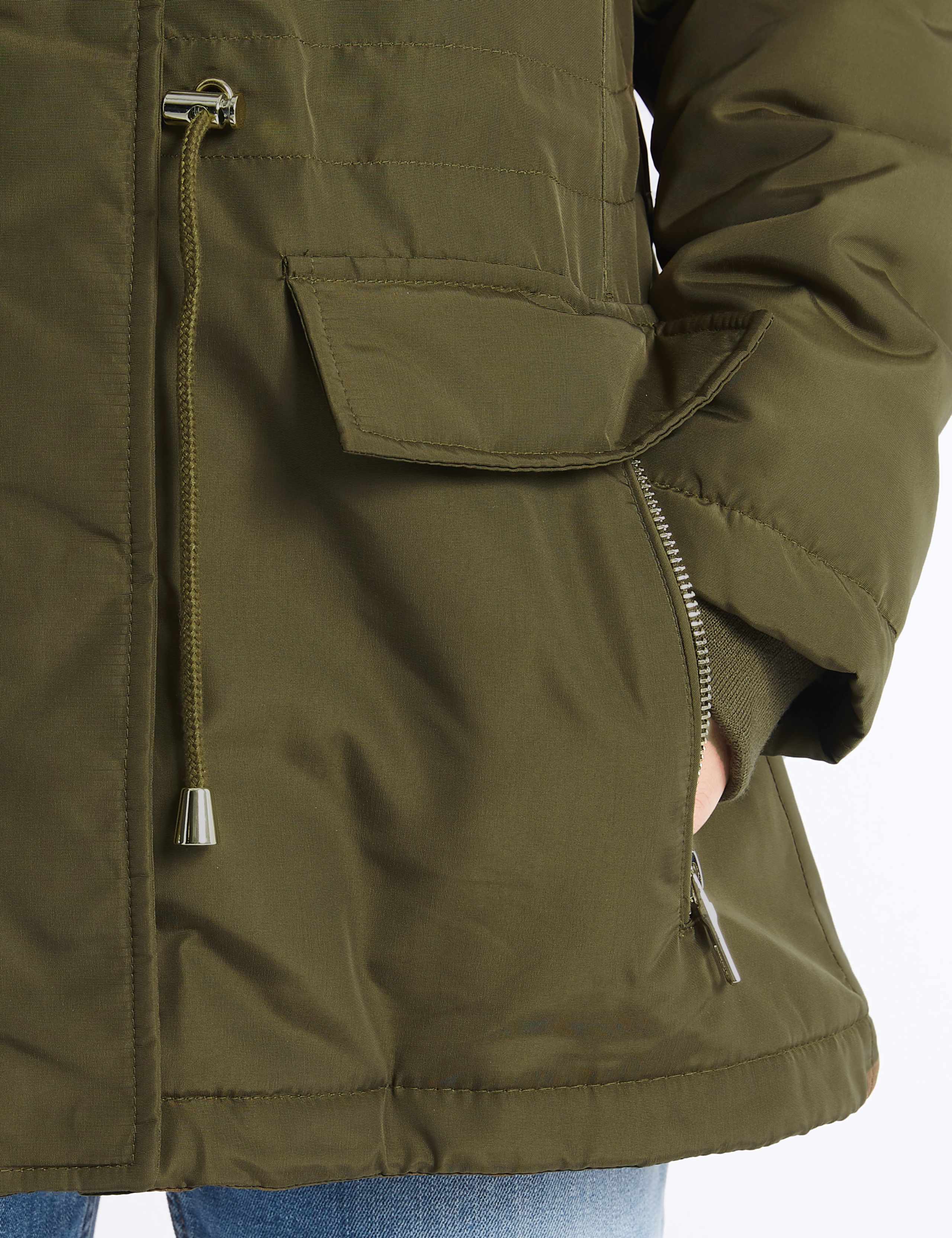 PETITE Drawstring Waist Parka with Stormwear™ 5 of 6