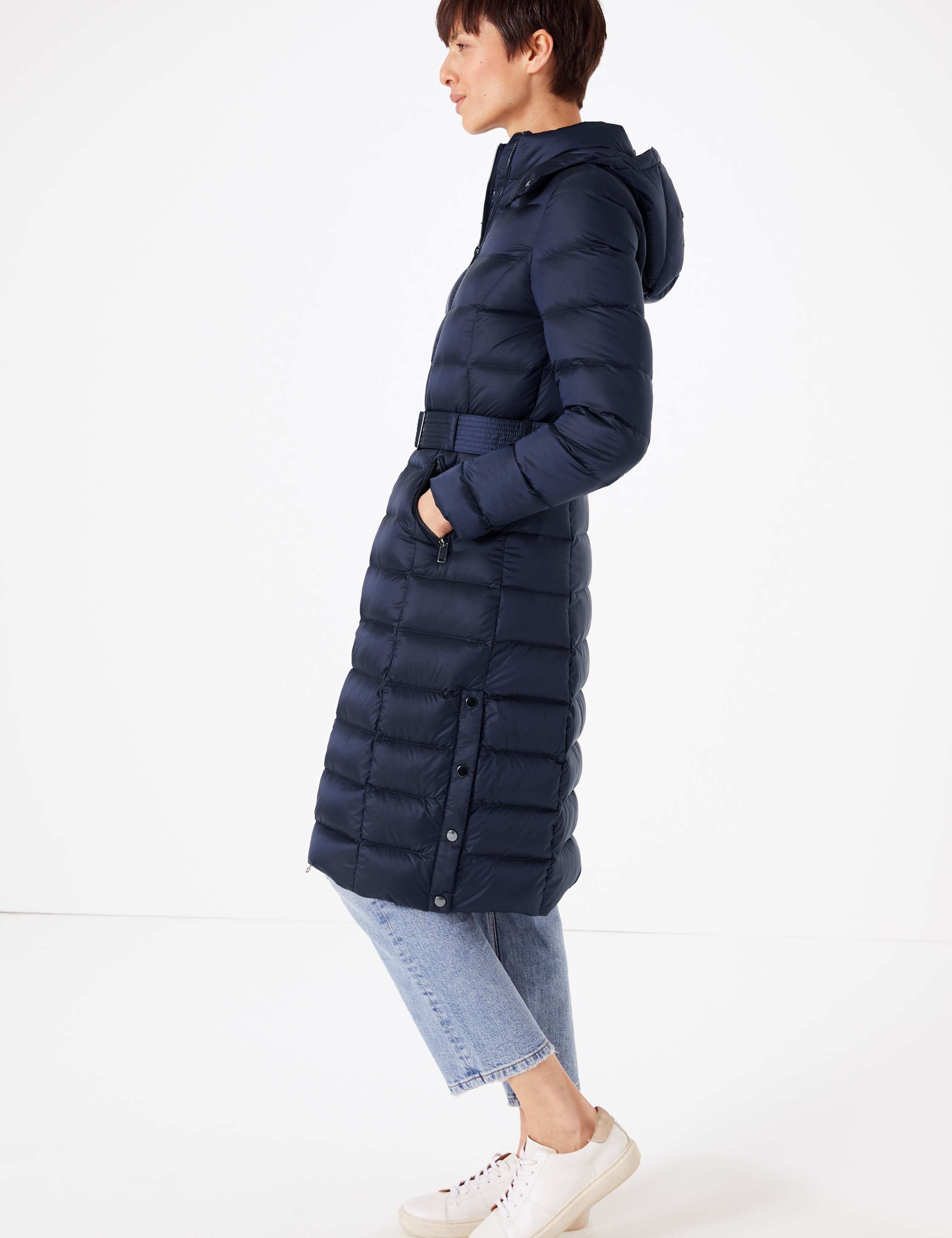 Feather & Down Belted Coat 3 of 7