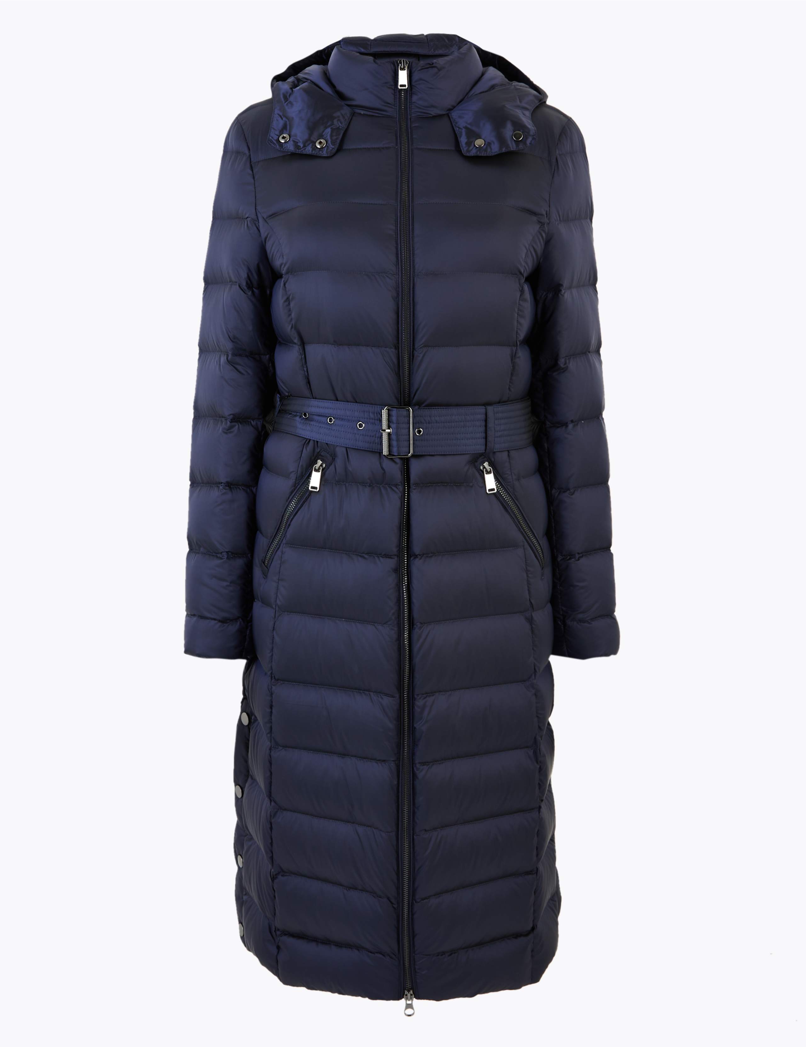 Feather & Down Belted Coat 2 of 7