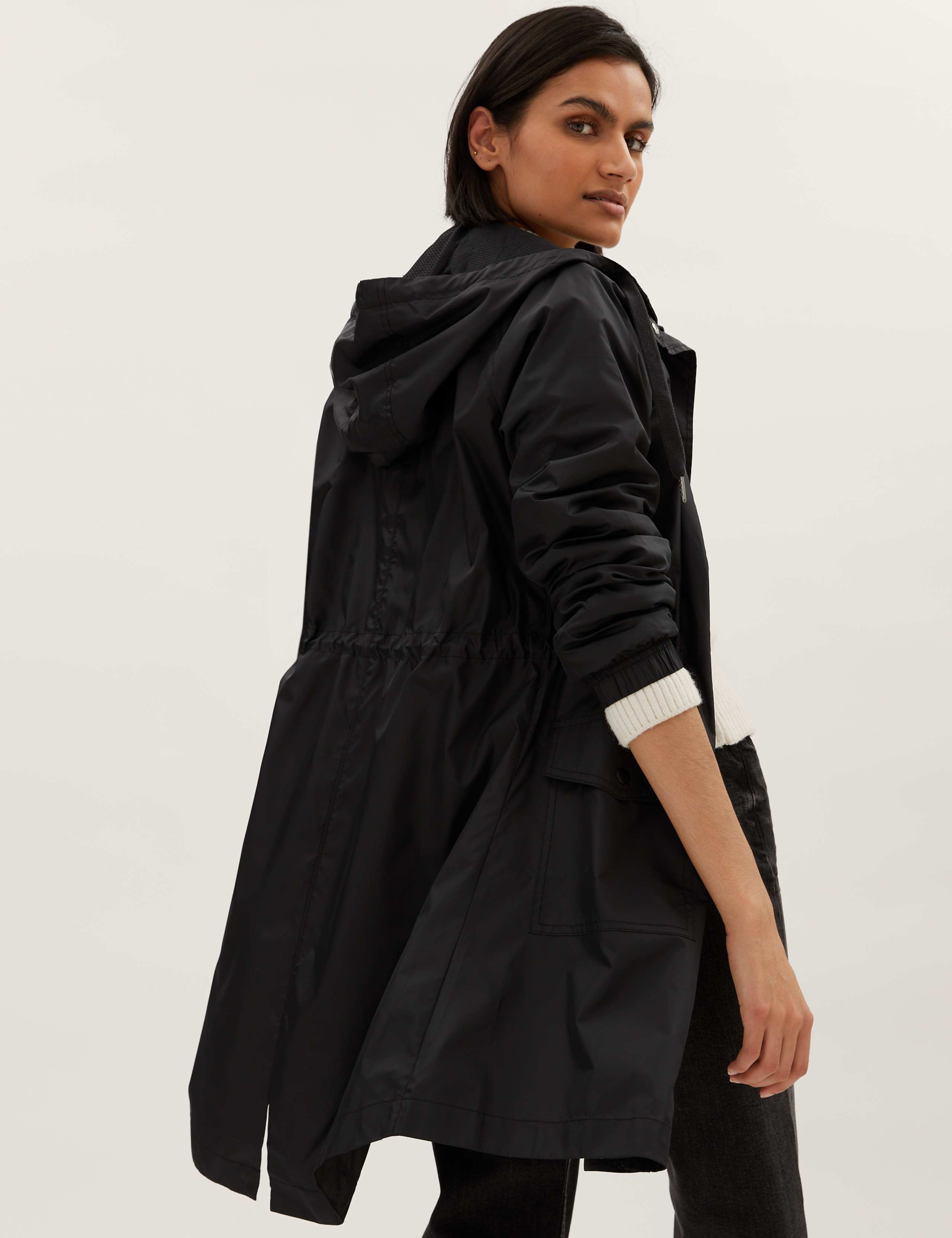Showerproof Packaway Hooded Raincoat 3 of 7