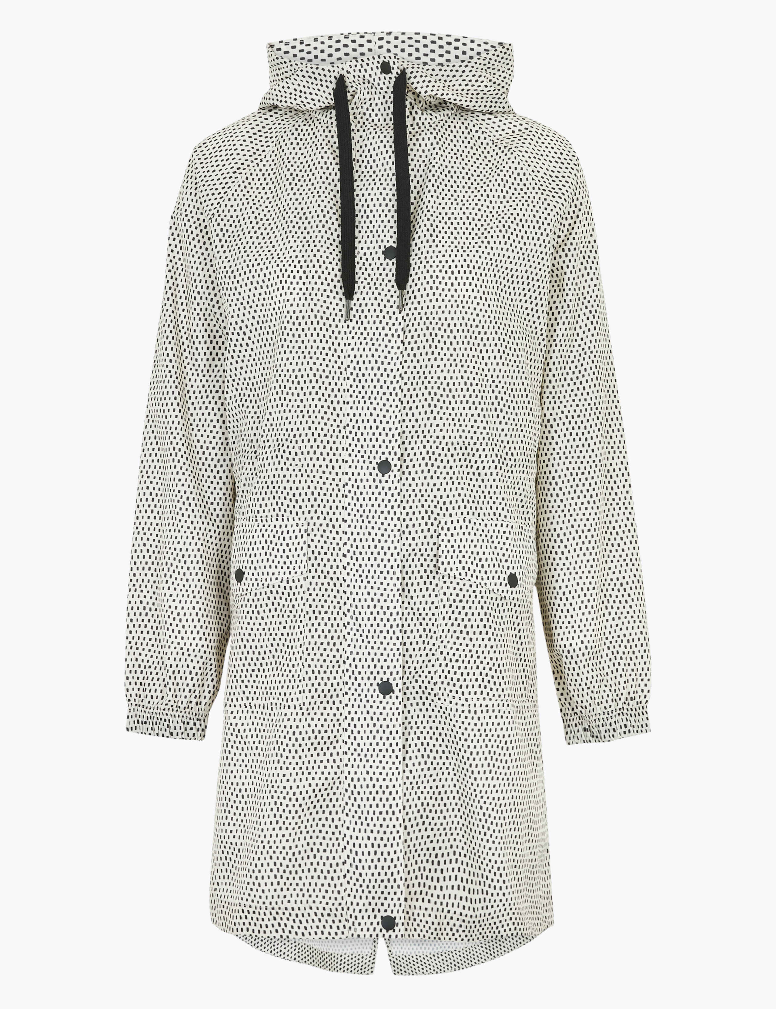 Showerproof Printed Hooded Raincoat 1 of 1