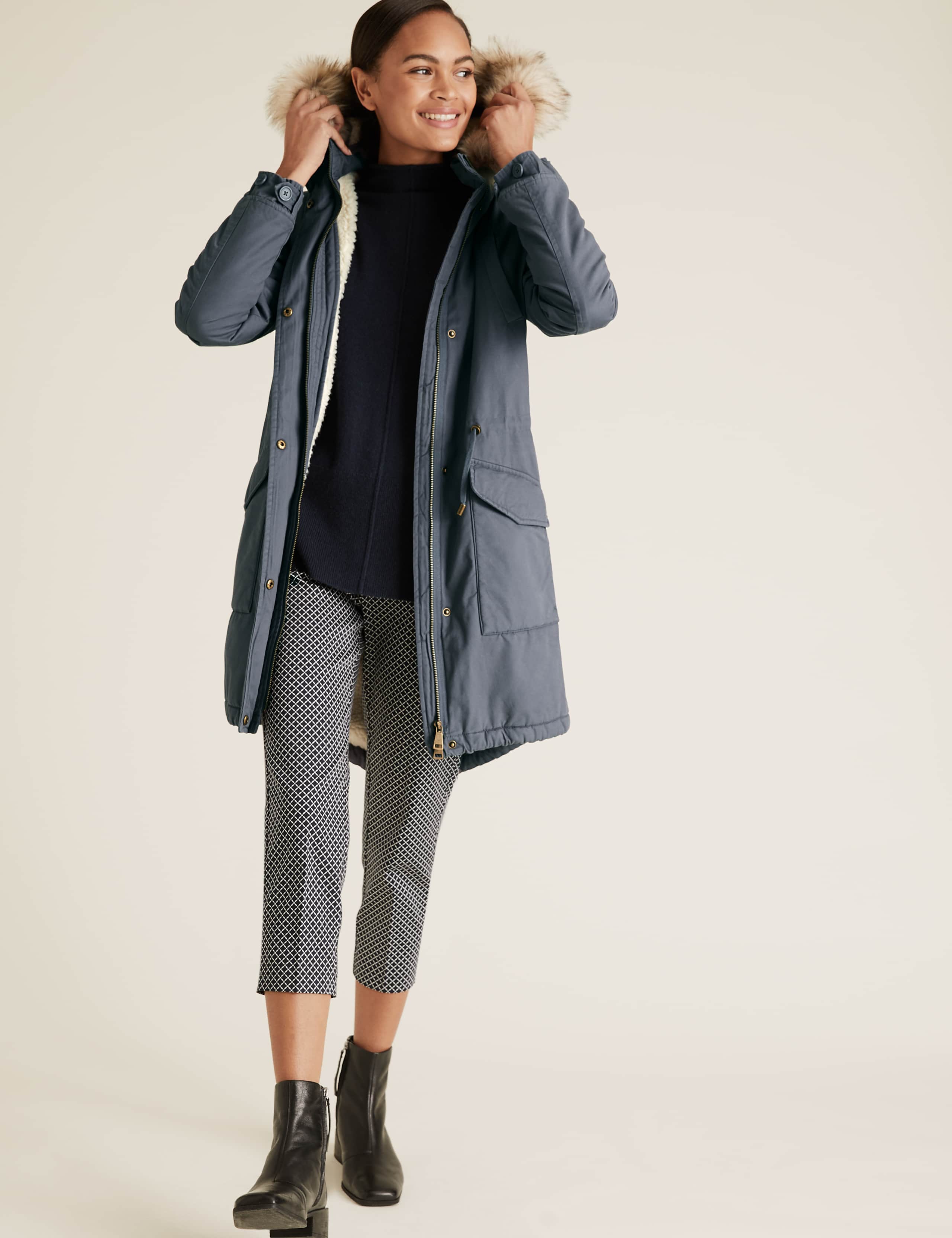 Borg Lined Parka 3 of 6