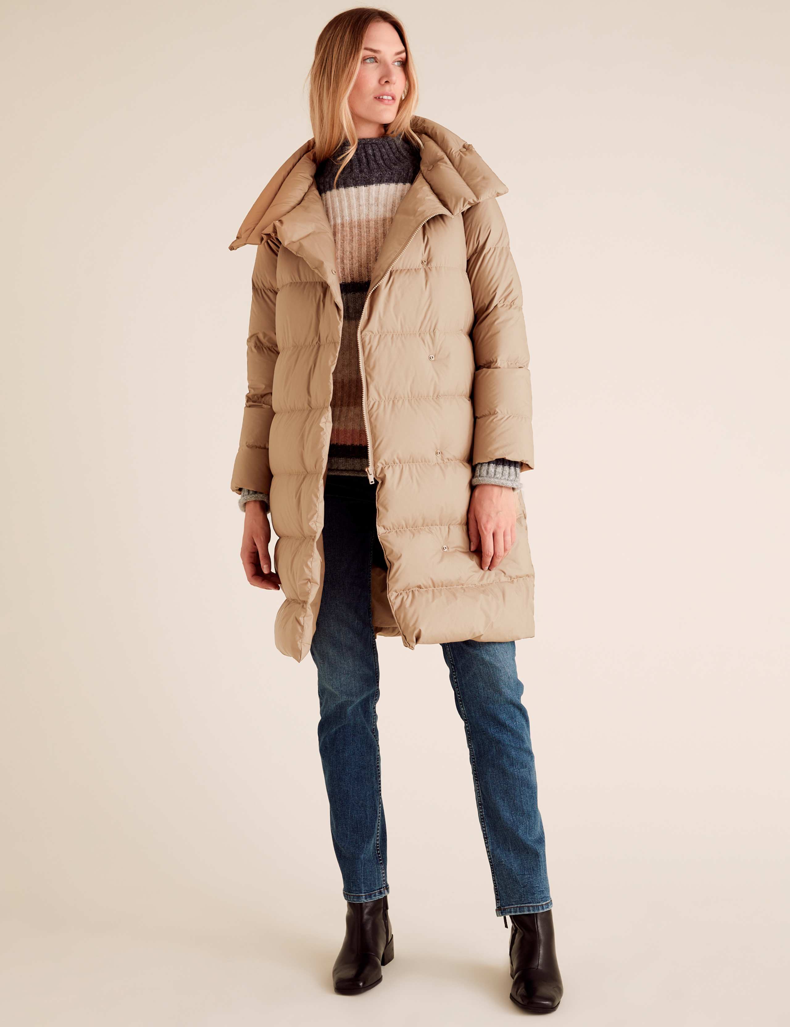 Feather & Down Duvet Puffer Coat 1 of 5