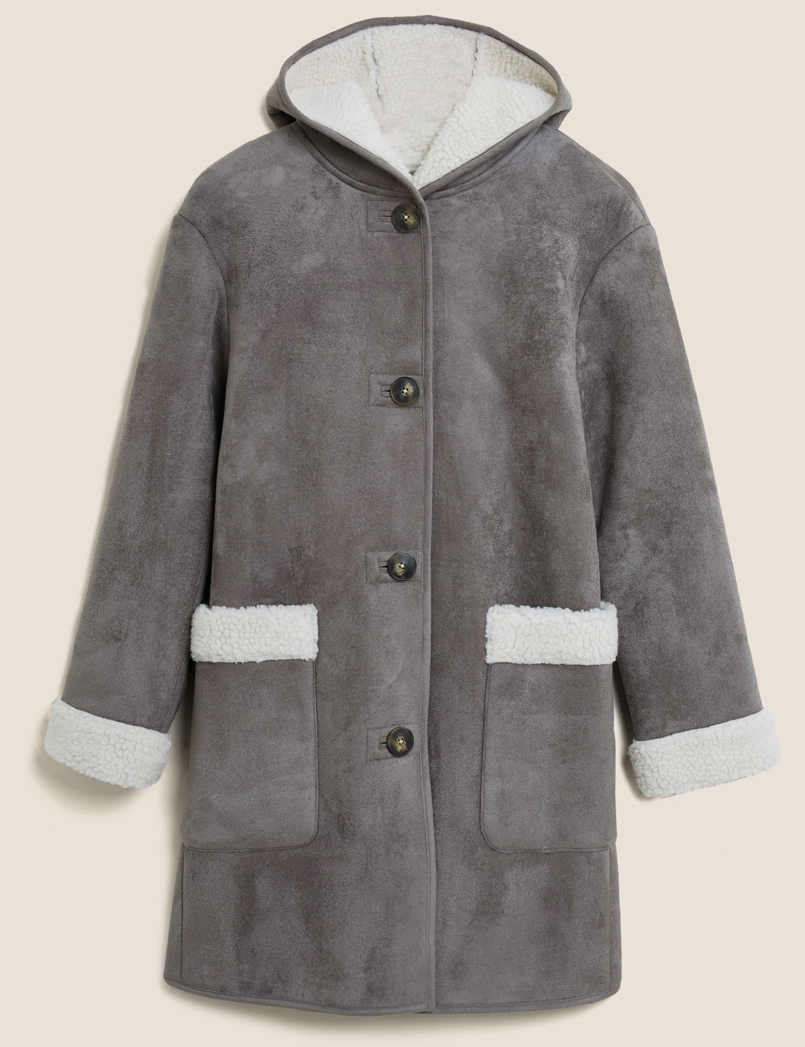 Faux Shearling Coat 2 of 5