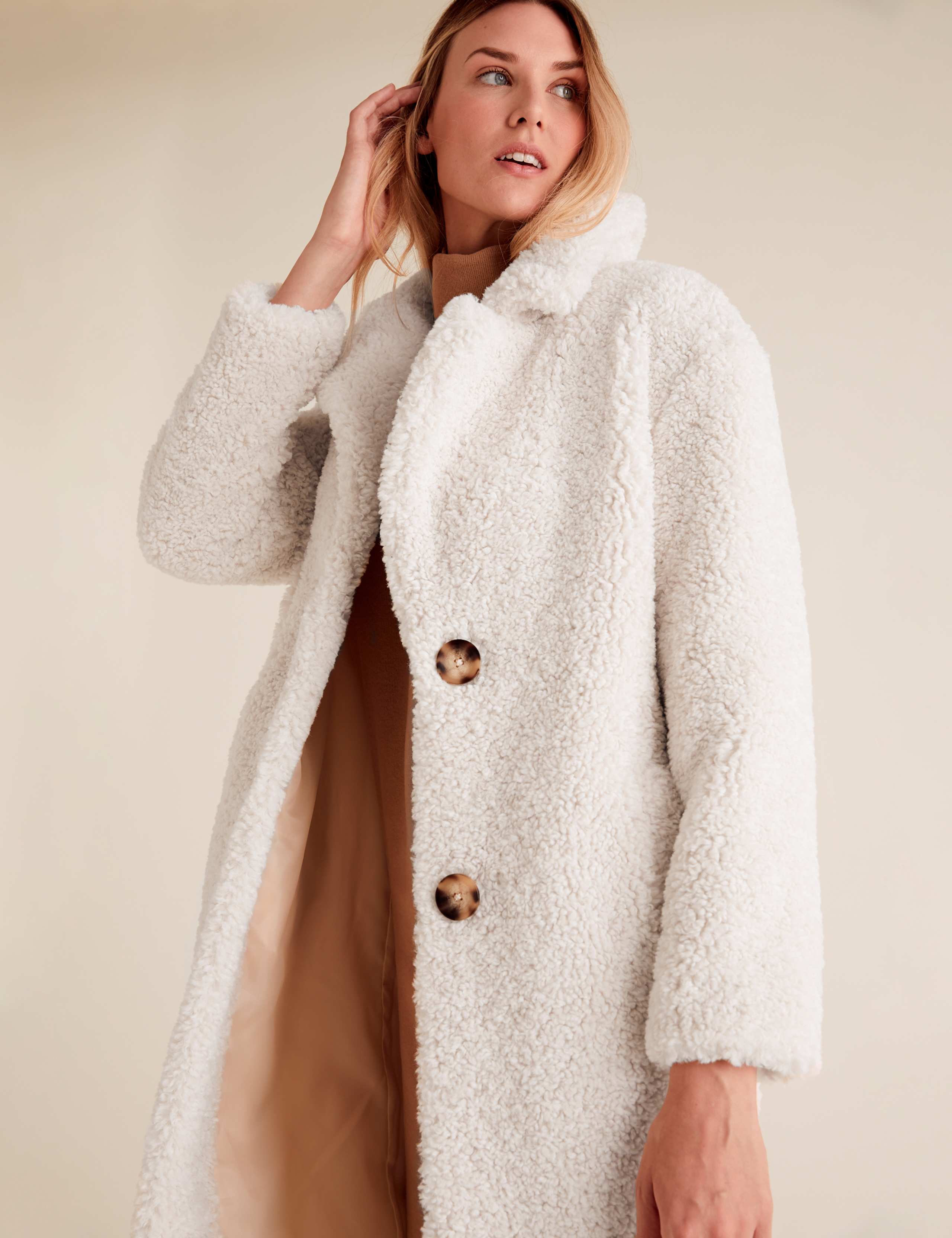 Teddy Longline Coat 1 of 6