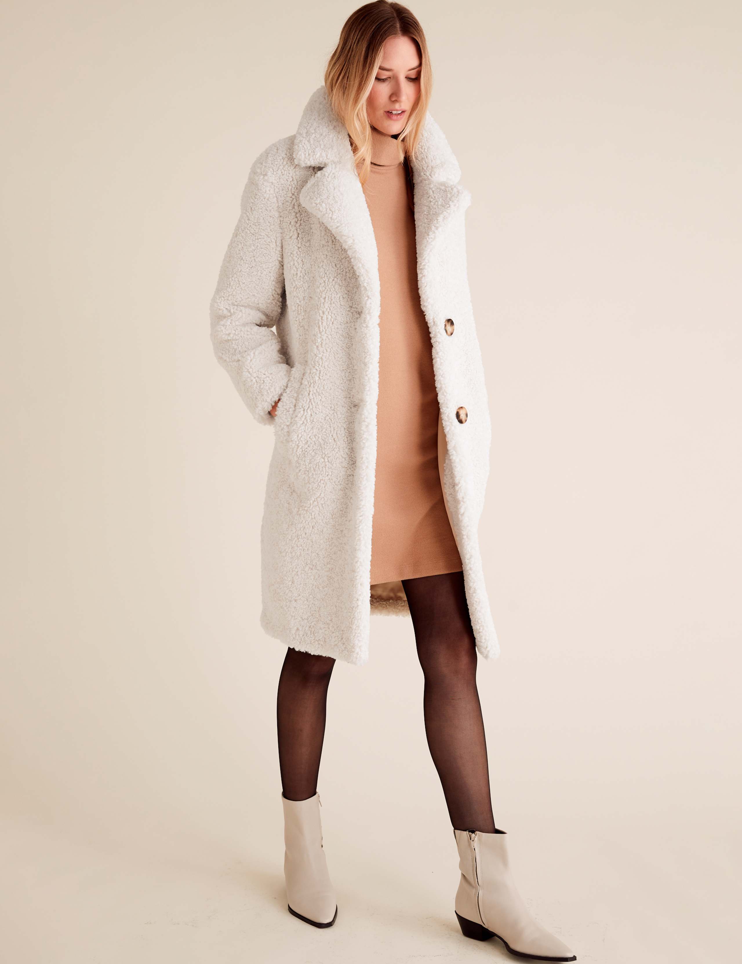 Teddy Longline Coat 3 of 6