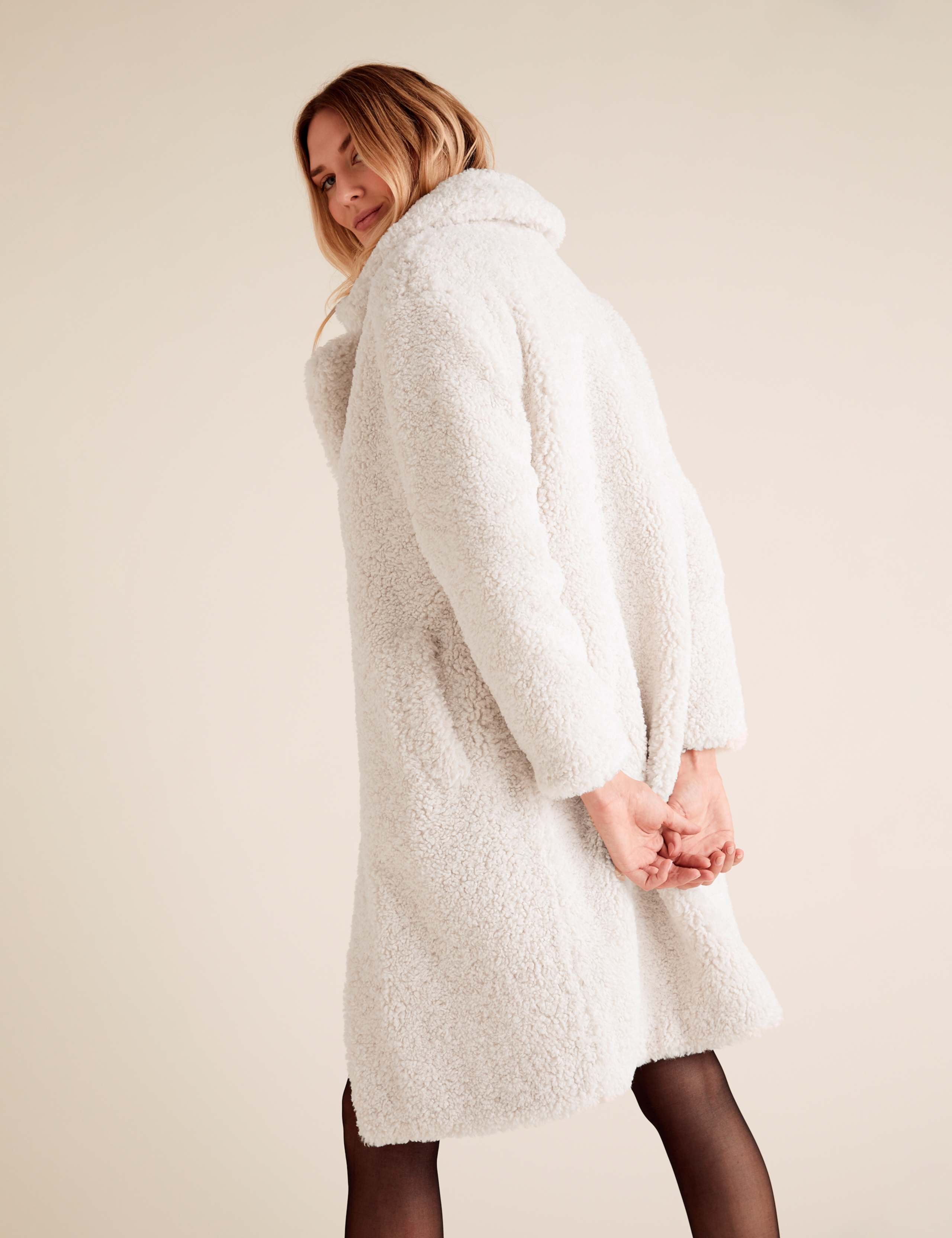 Teddy Longline Coat 6 of 6
