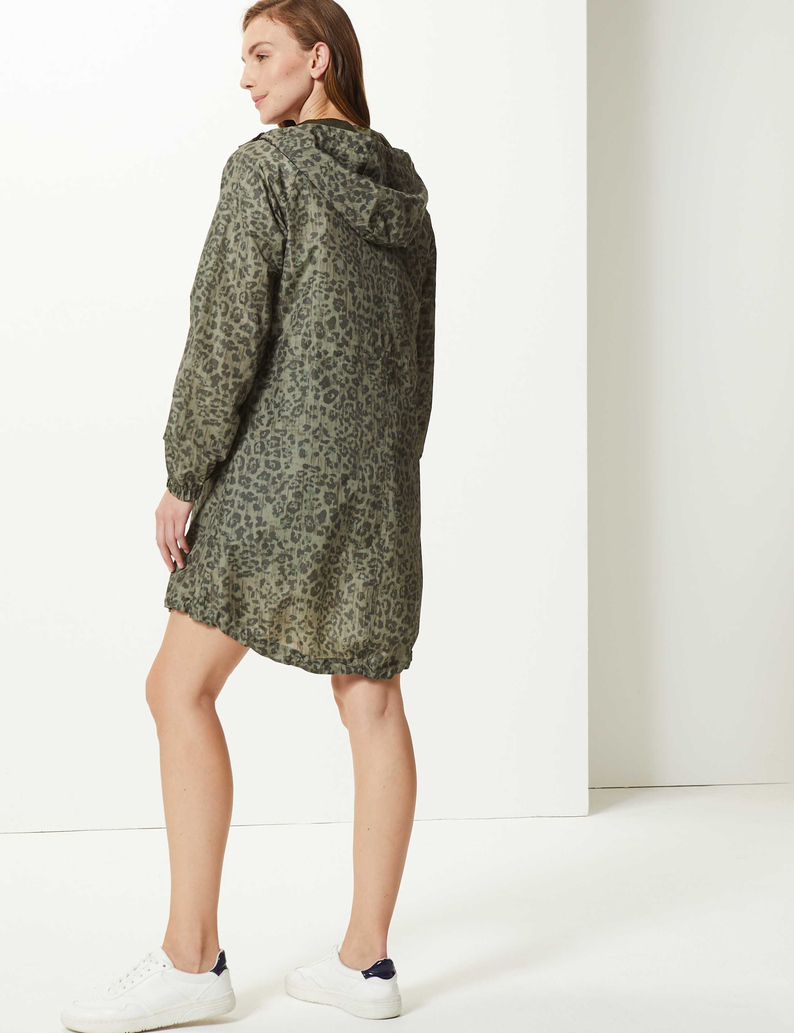 Animal Print Pack Away Parka 3 of 3