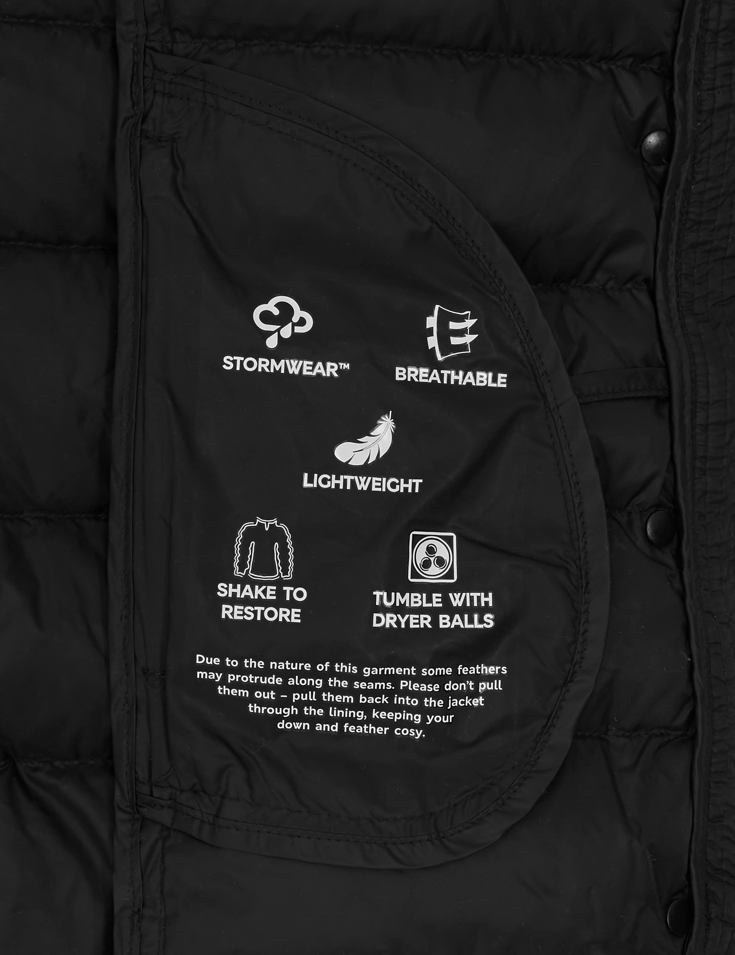 Feather & Down Hooded Short Puffer Jacket 6 of 7