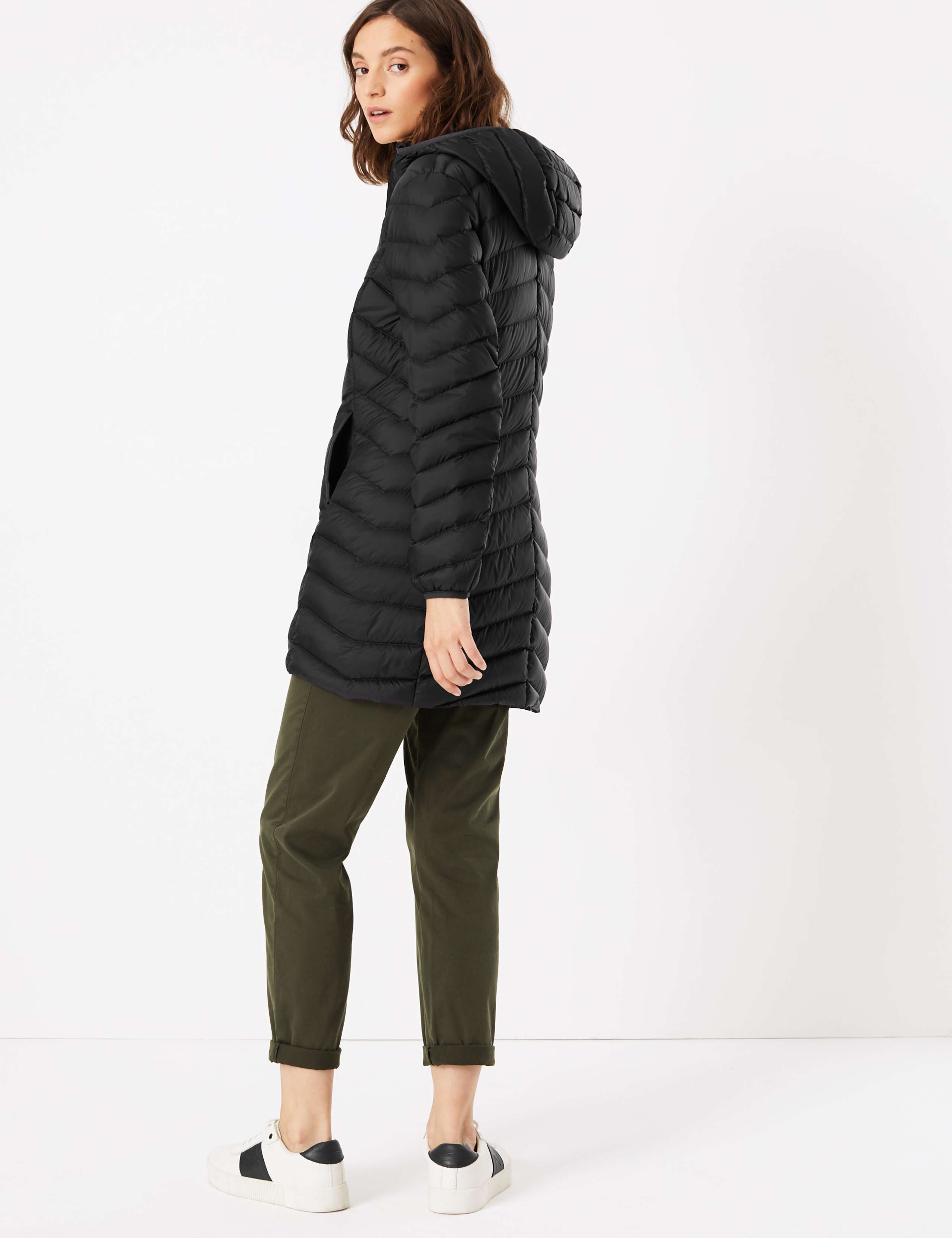 Lightweight Down & Feather Coat 4 of 5