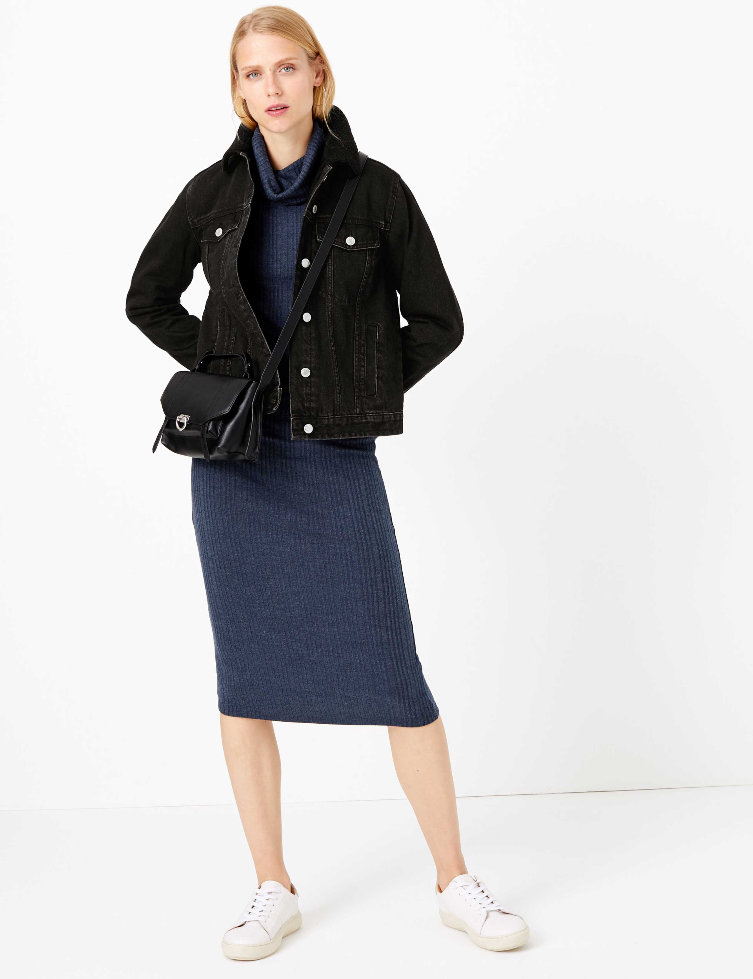 Denim Borg Lined Jacket 5 of 5