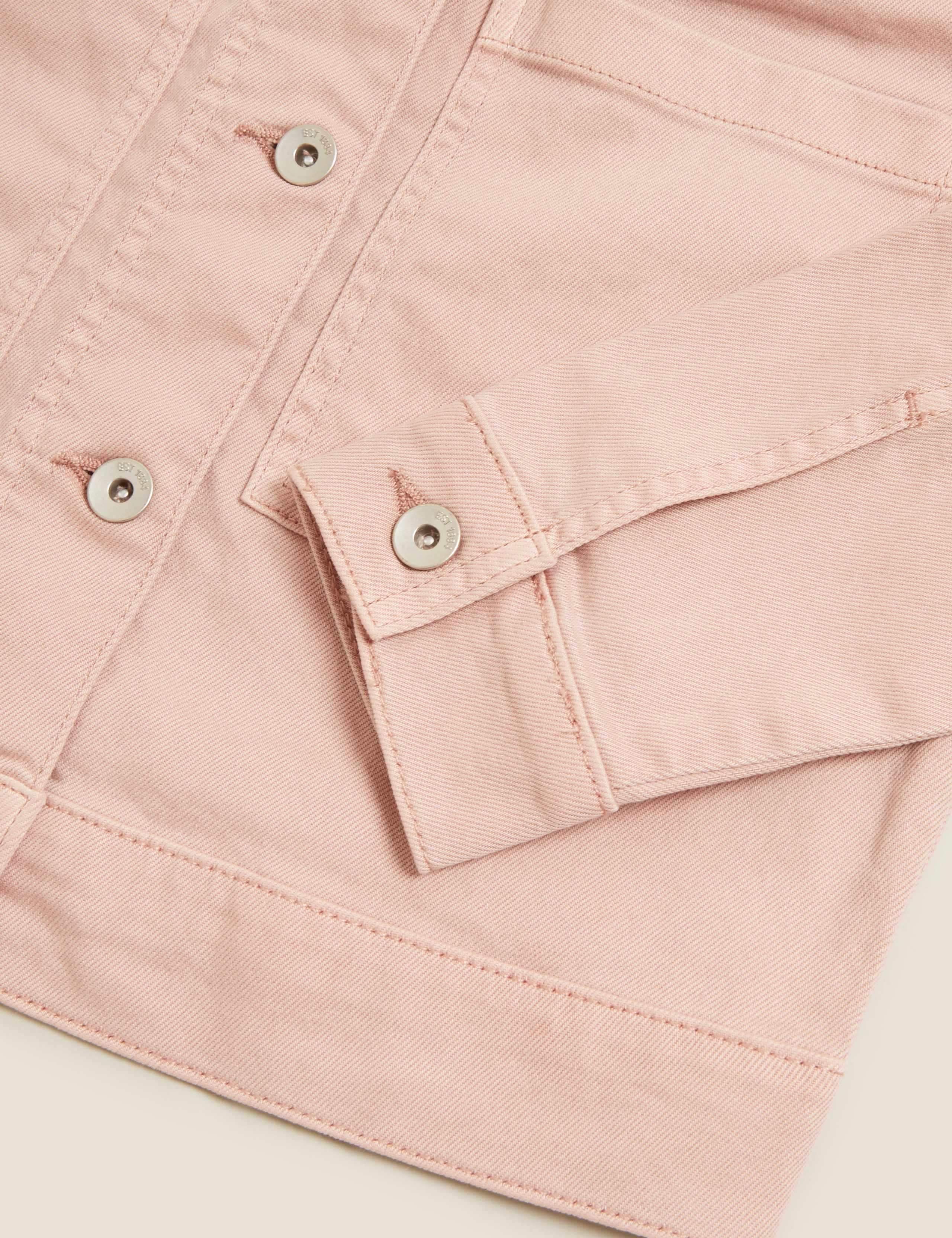 Denim Cropped Jacket 6 of 6