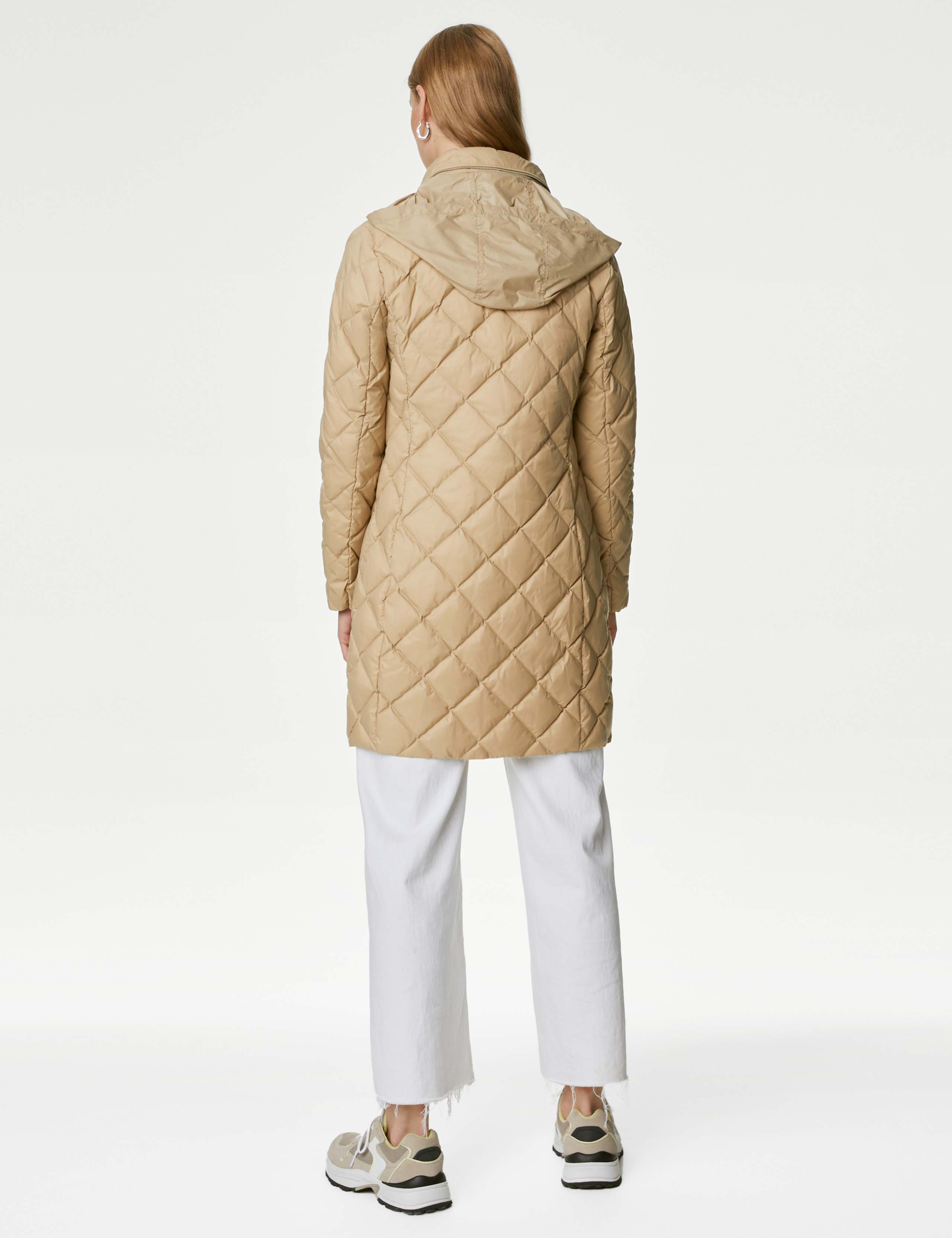 Feather & Down Diamond Quilted Coat 5 of 8