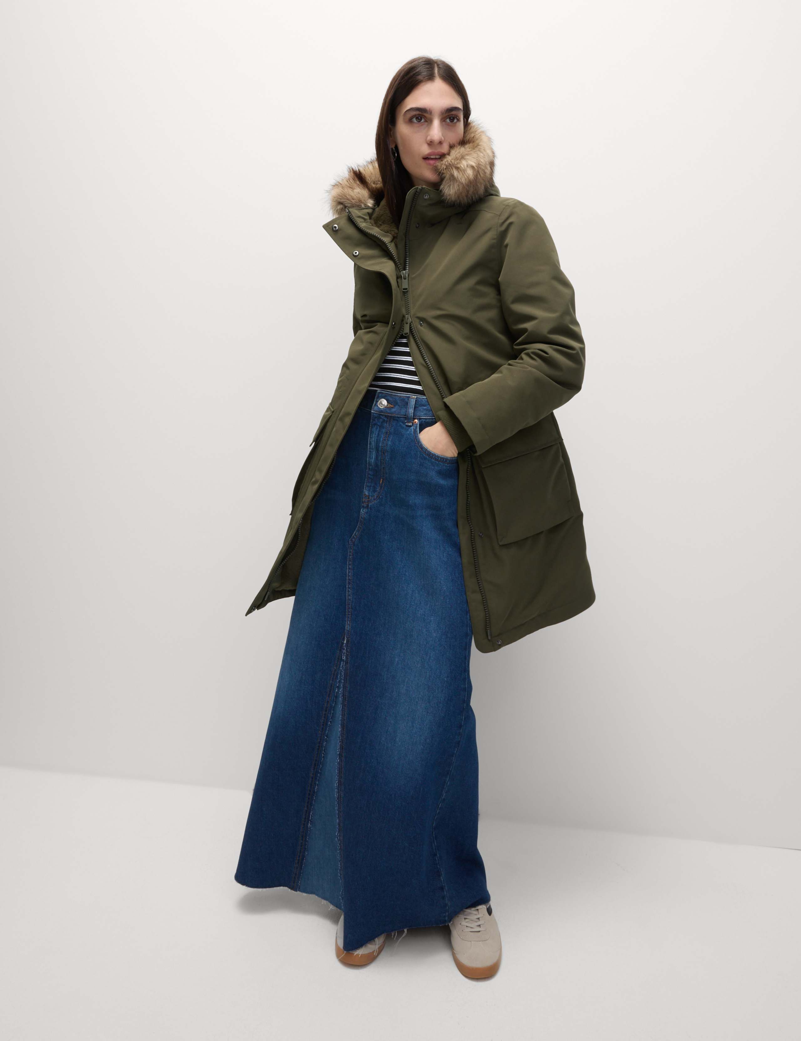 Stormwear™ Ultra Hooded Faux Fur Lined Parka Coat 1 of 8