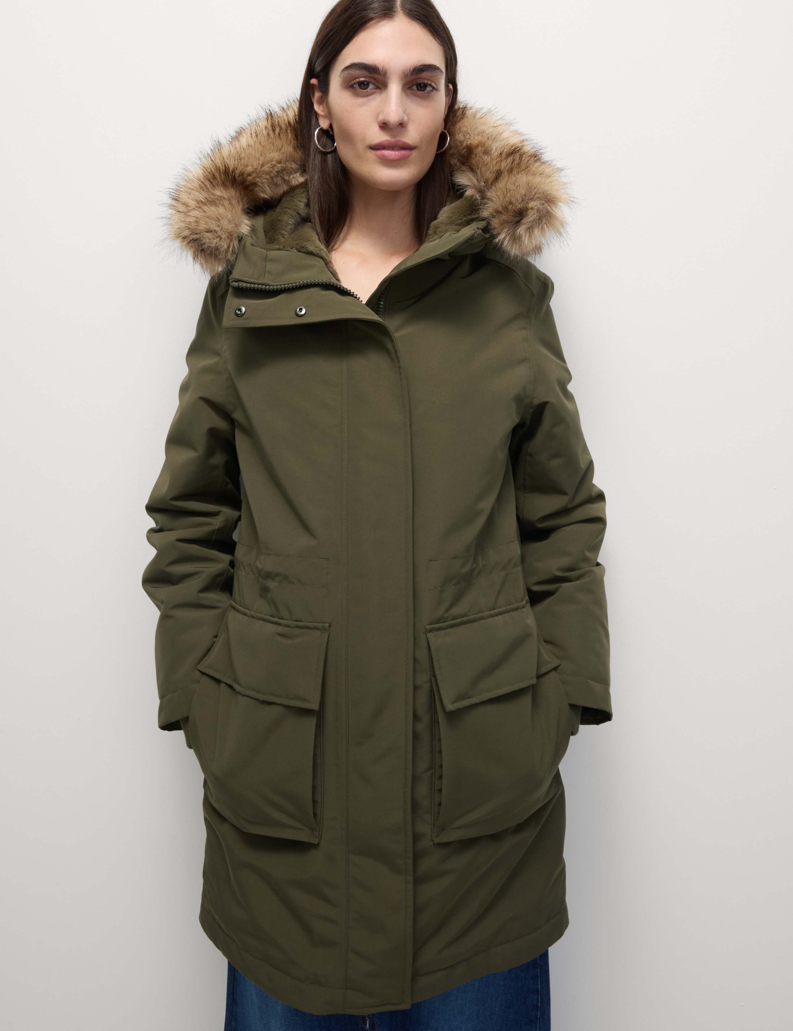 Stormwear™ Ultra Hooded Faux Fur Lined Parka Coat 3 of 8