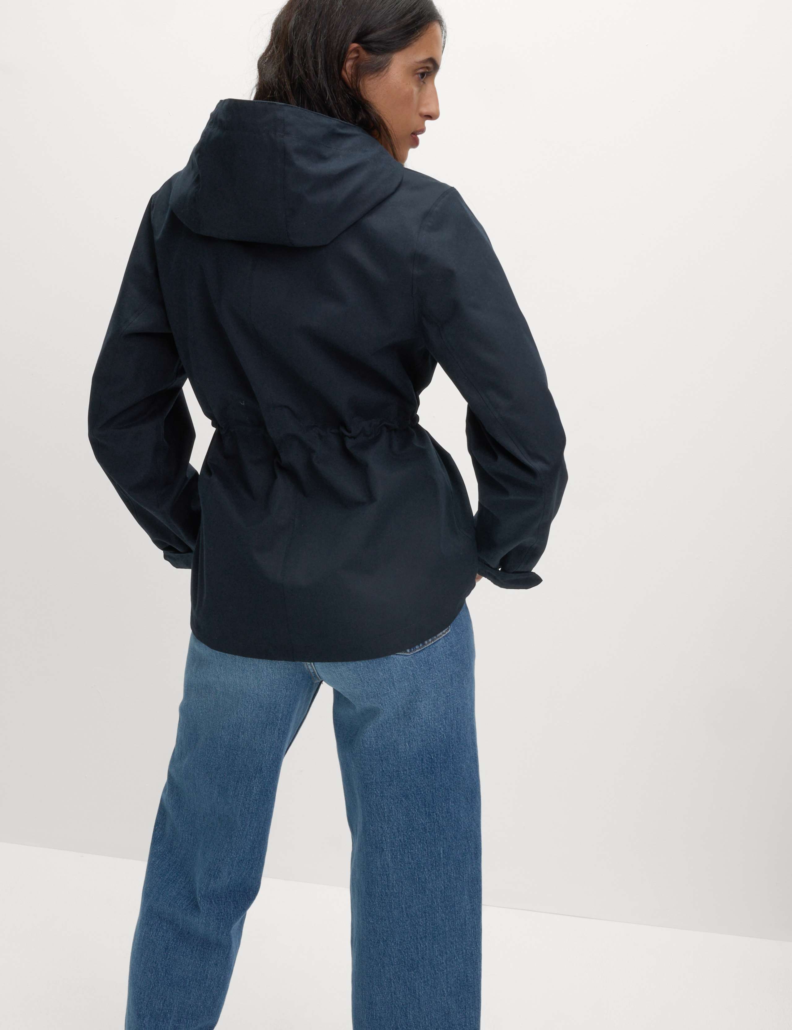 Stormwear™ Hooded Rain Jacket with Cotton 5 of 8