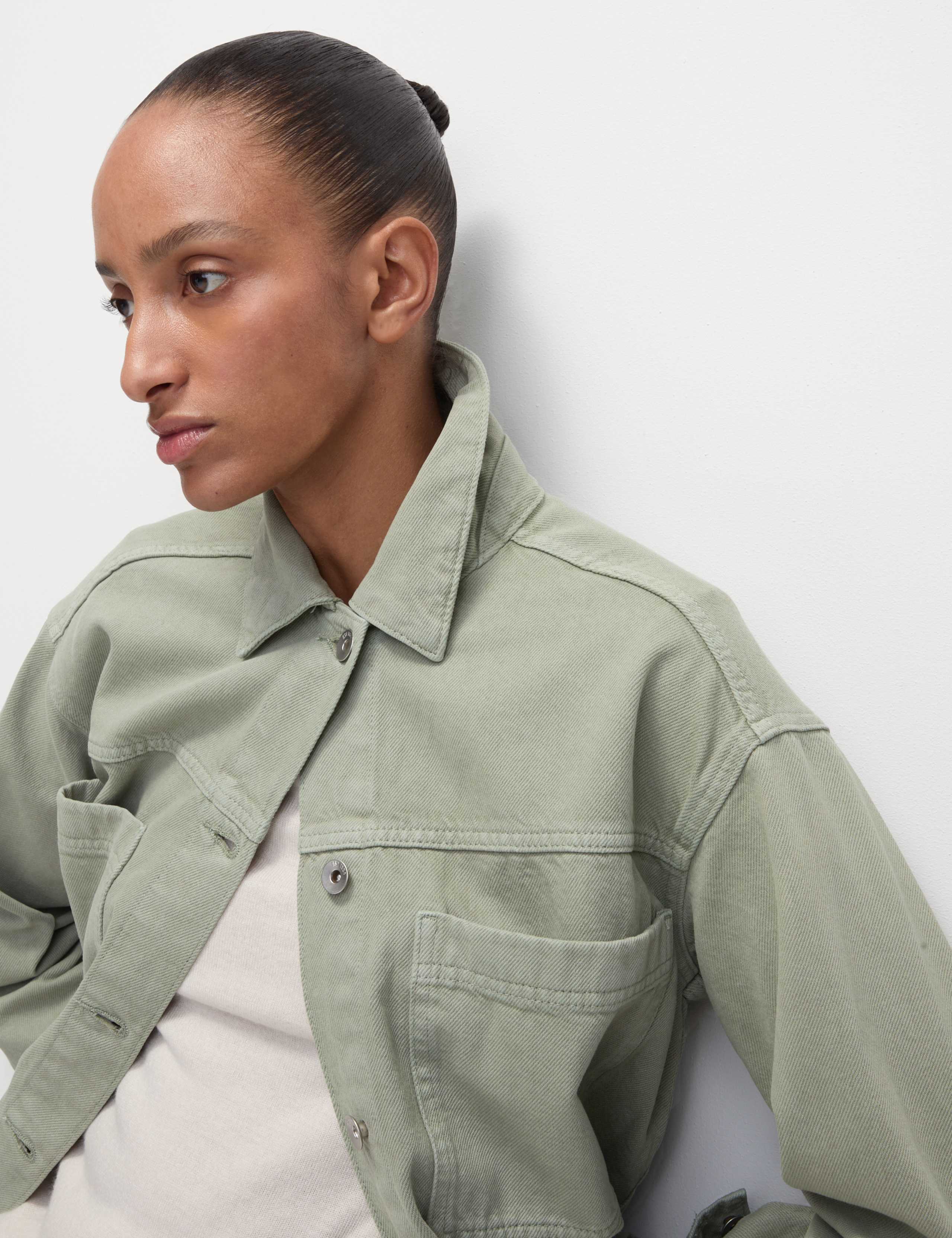 Pure Cotton Denim Relaxed Shacket 6 of 7