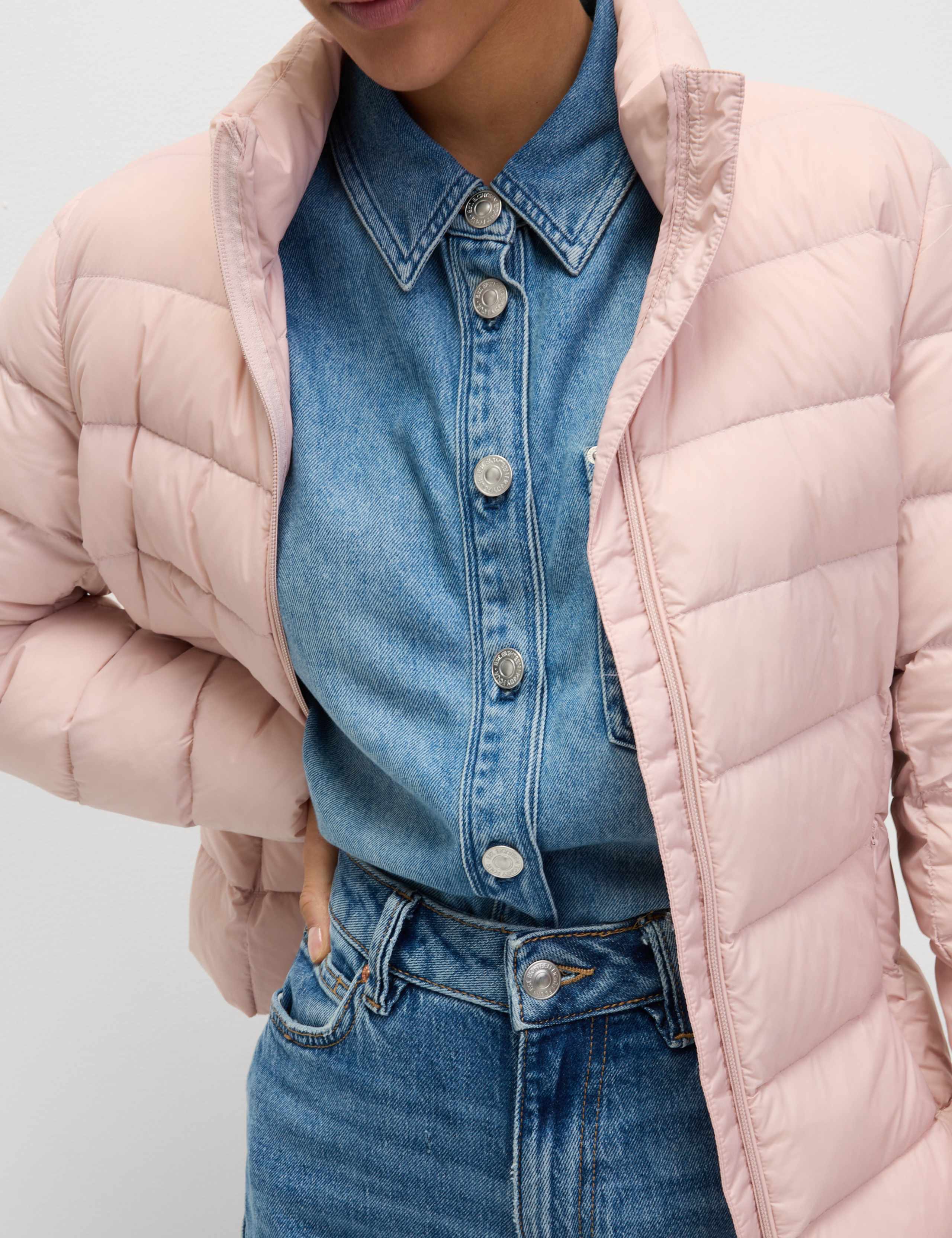 Petite Feather & Down Packaway Puffer Jacket 3 of 8
