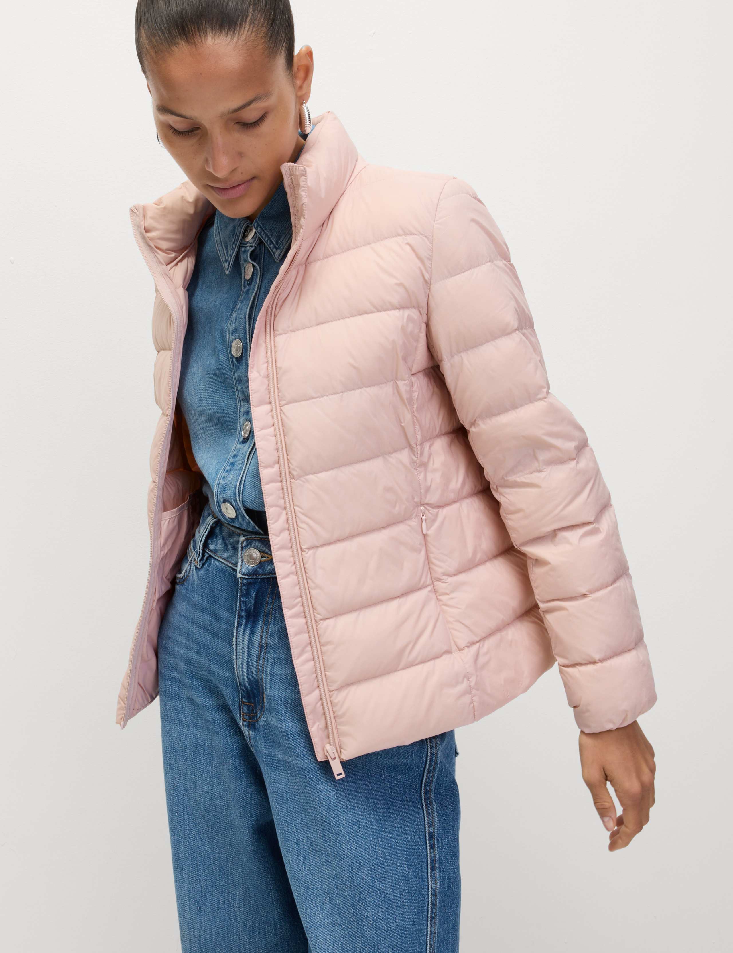 Petite Feather & Down Packaway Puffer Jacket 7 of 8